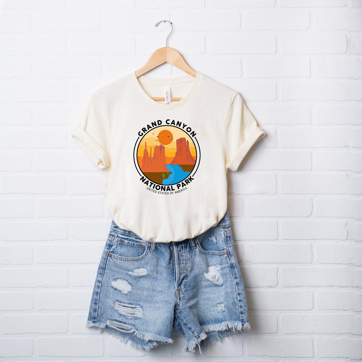 Grand Canyon National Park Badge | Short Sleeve Crew Neck