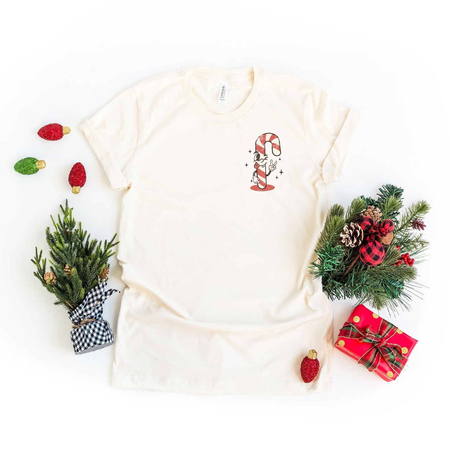 A Little Twisted | Short Sleeve Crew Neck | Front And Back Ink