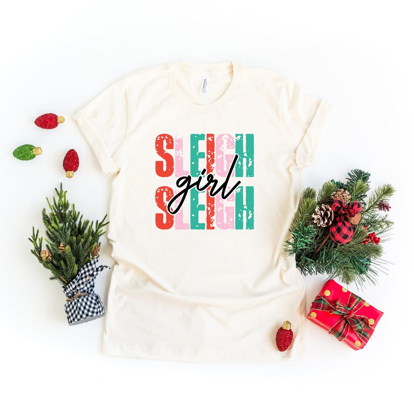 Sleigh Girl | Short Sleeve Crew Neck