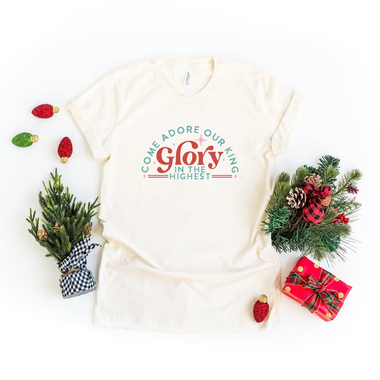 Glory In The Highest Retro | Short Sleeve Crew Neck