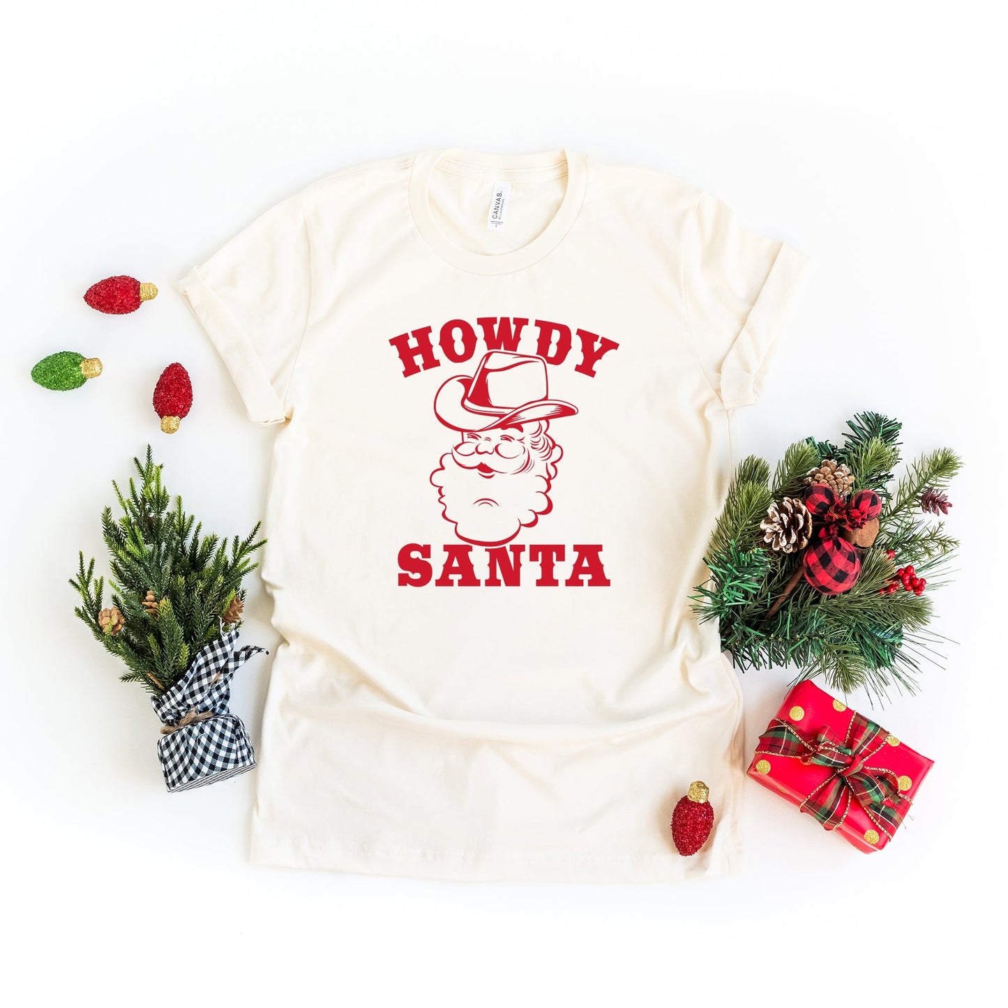 Howdy Santa Claus | Short Sleeve Crew Neck