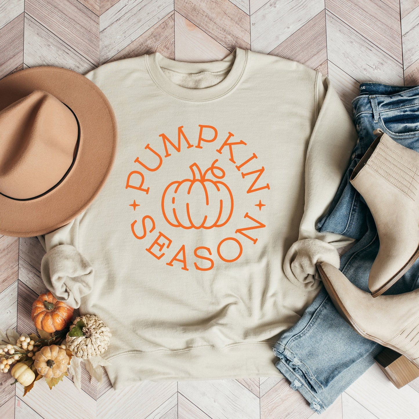 Pumpkin Season Circle | Sweatshirt