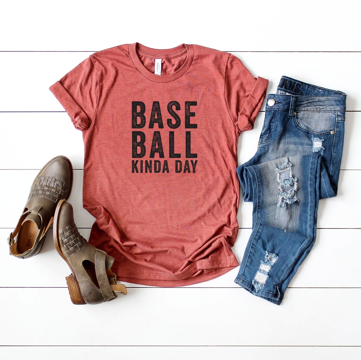 Baseball Kinda Day | Short Sleeve Crew Neck