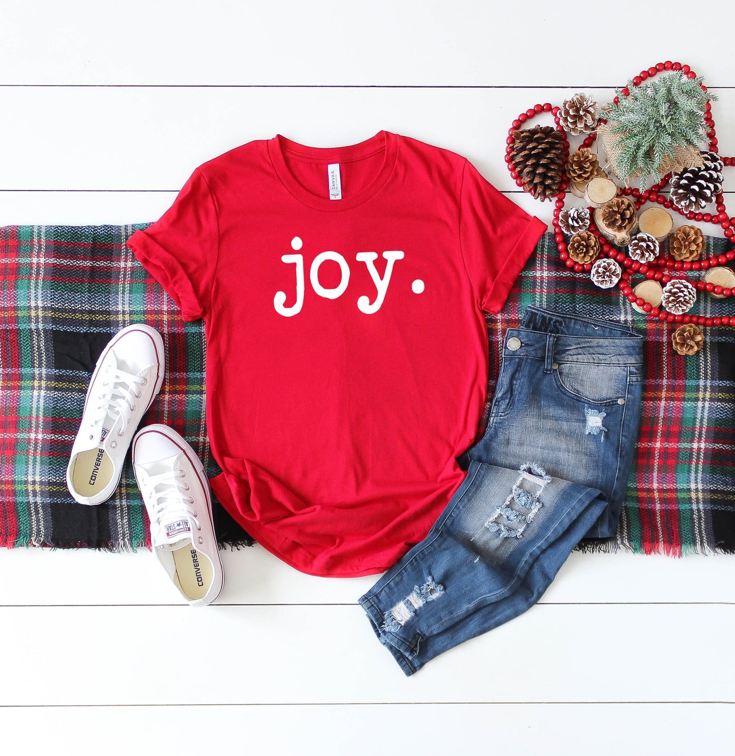 Joy - Typewriter | Short Sleeve Crew Neck
