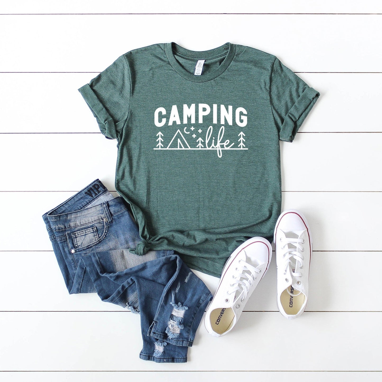 Camping Life | Short Sleeve Crew Neck