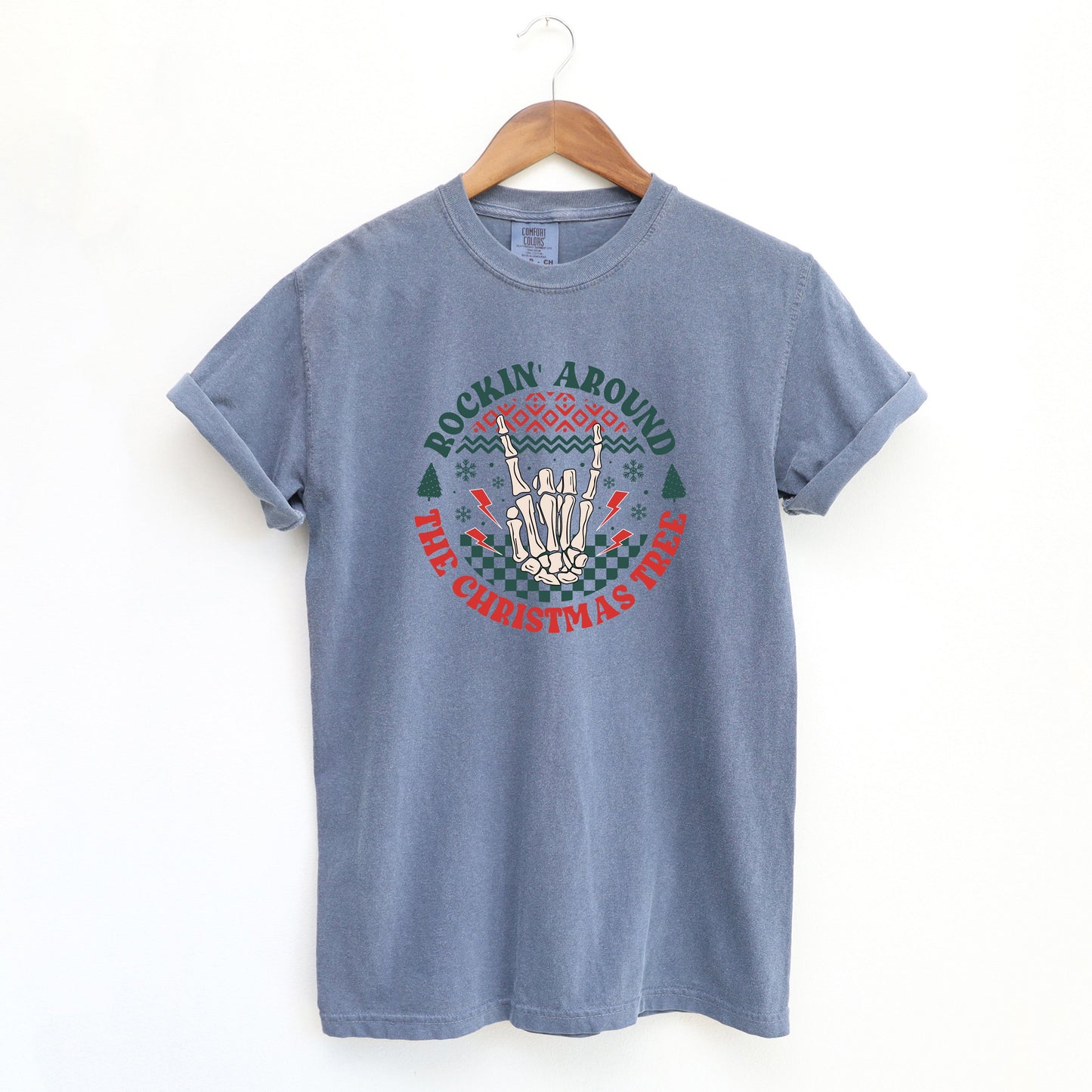 Rockin' Around Hand | Garment Dyed Tee