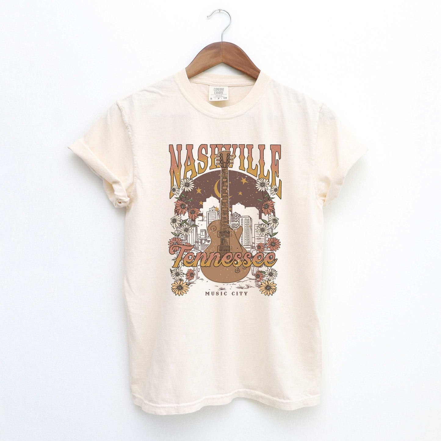 Nashville Tennessee Flowers | Garment Dyed Tee