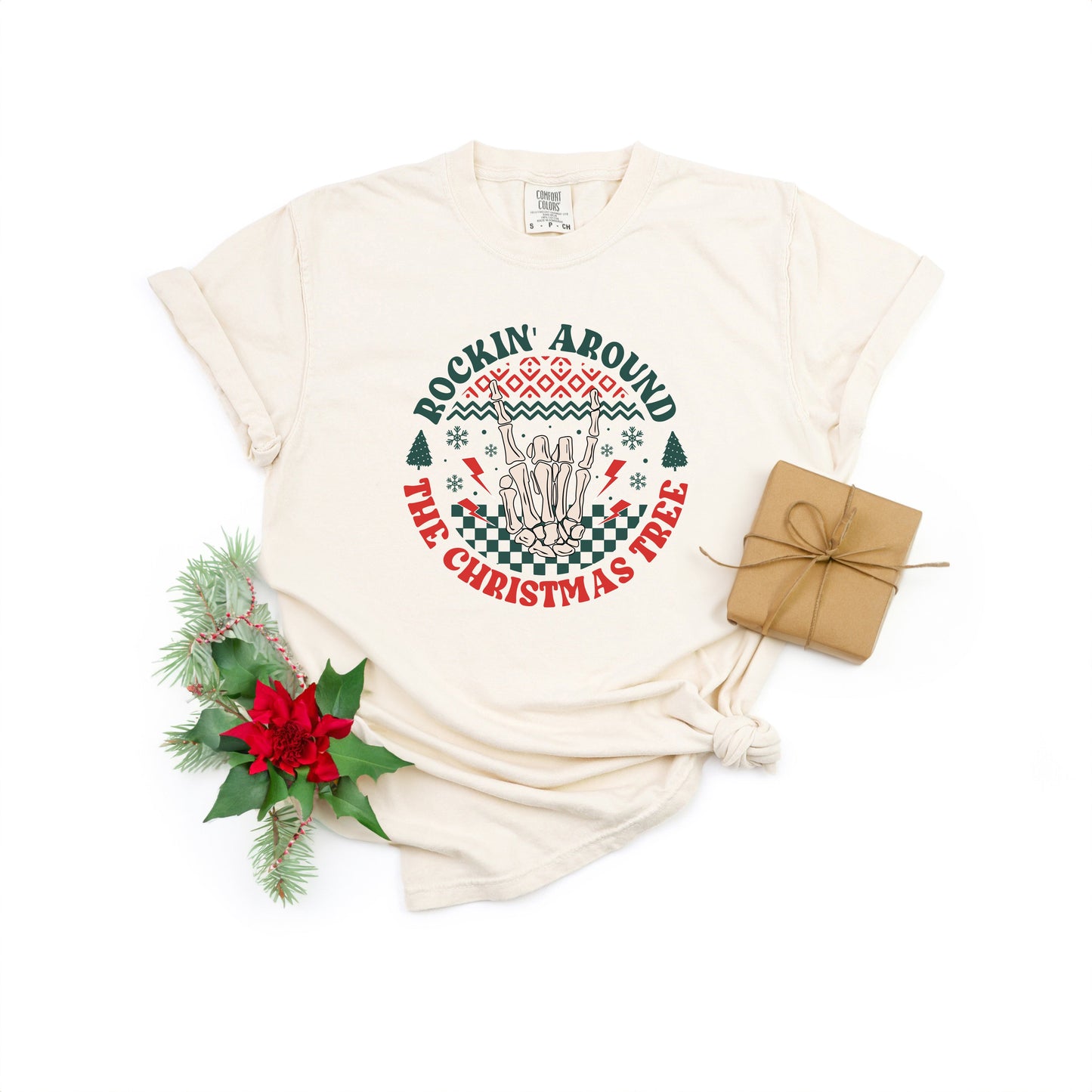 Rockin' Around Hand | Garment Dyed Tee
