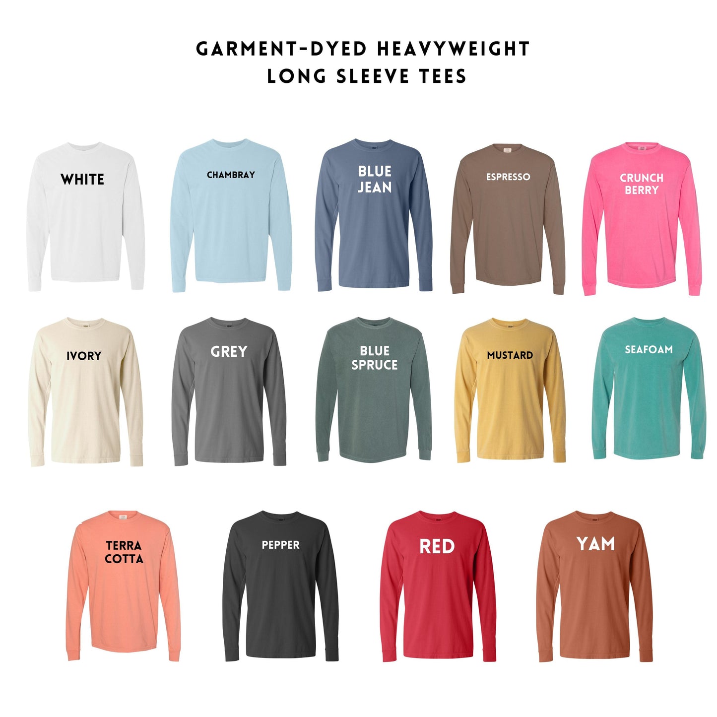 Western Ho Ho Ho | Garment Dyed Long Sleeve