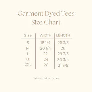 Embroidered Wifey Arched | Garment Dyed Tee