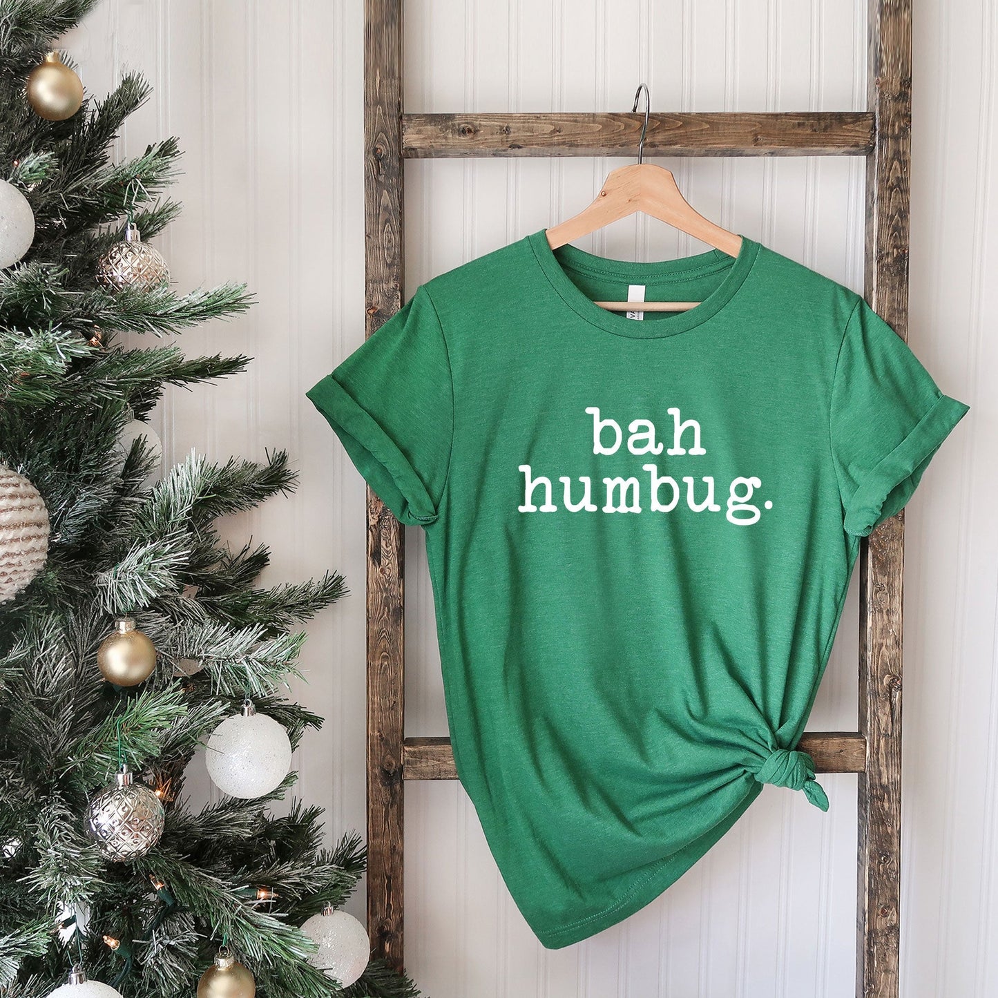 Bah Humbug - Typewriter | Short Sleeve Crew Neck