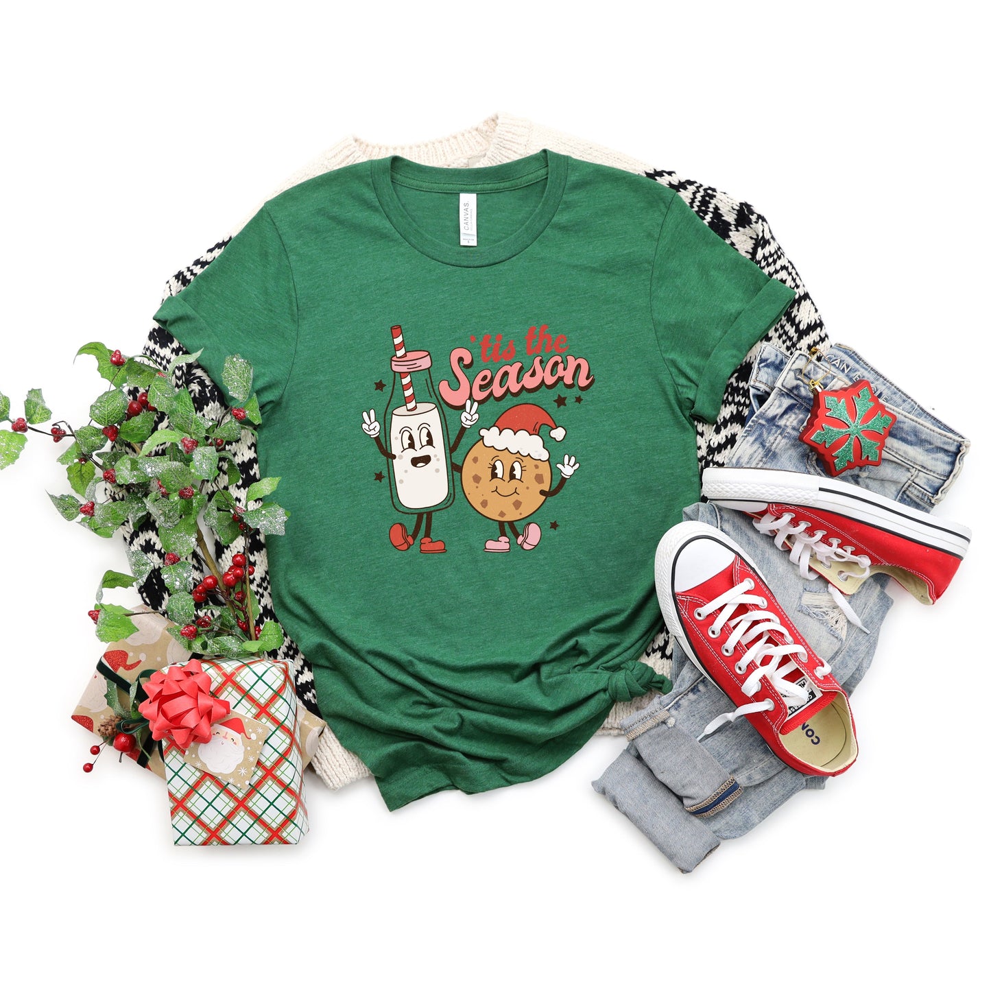 Milk And Cookie Season | Short Sleeve Crew Neck