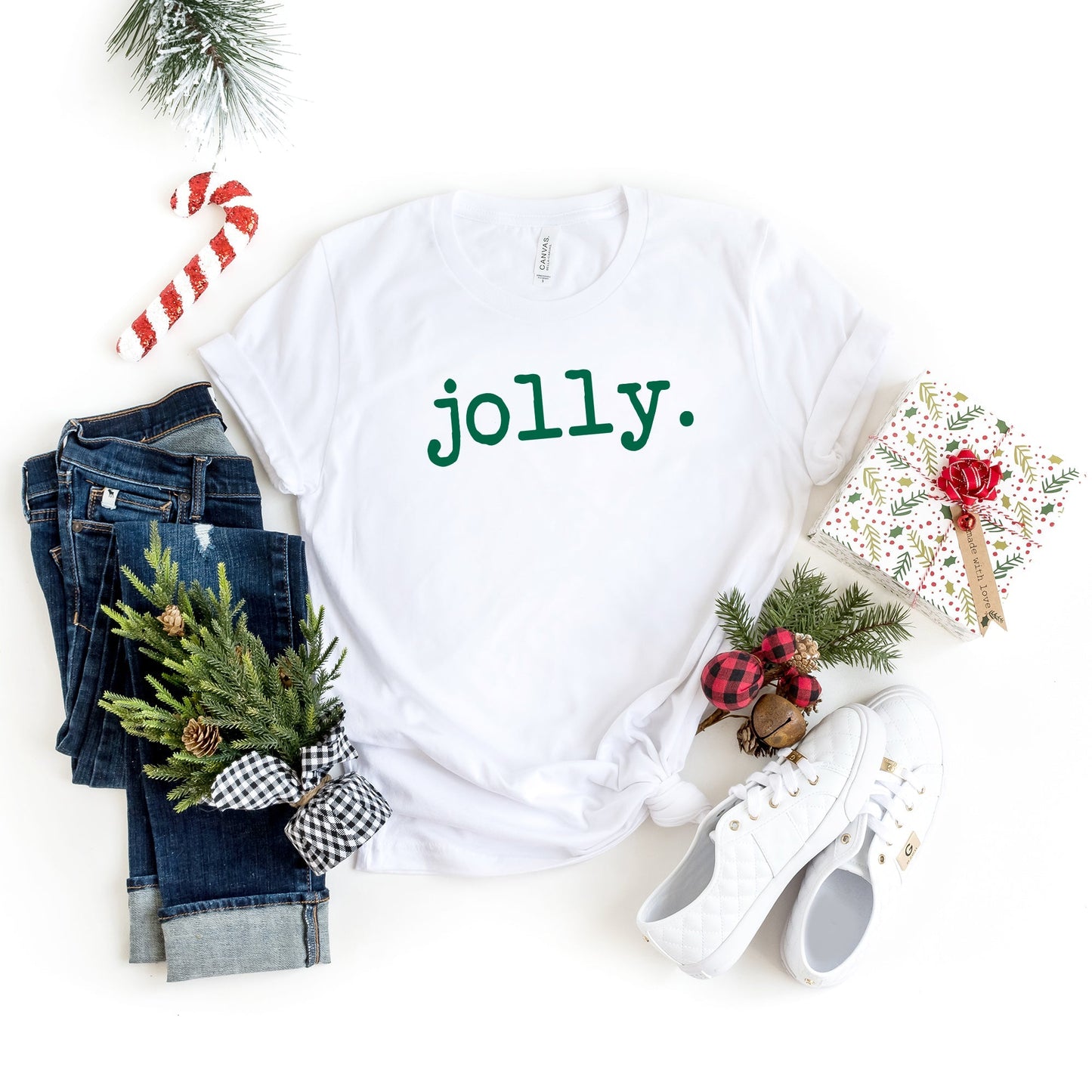 Jolly - Typewriter | Short Sleeve Crew Neck