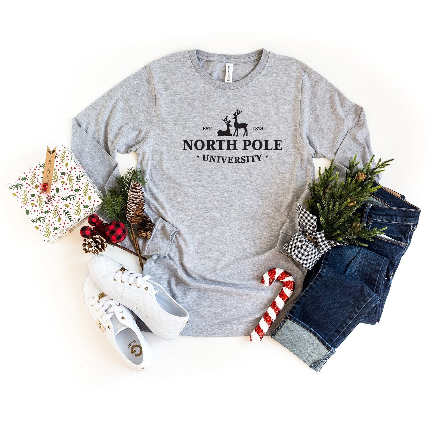 North Pole University | Long Sleeve Crew Neck