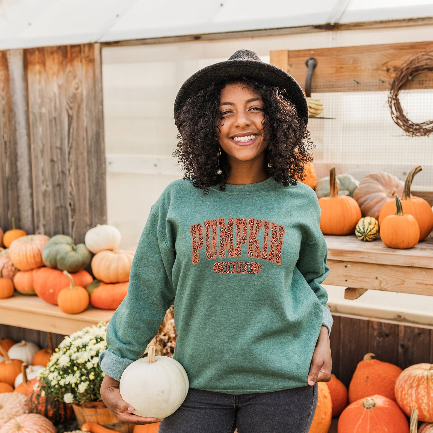 Leopard Pumpkin Spice | Sweatshirt