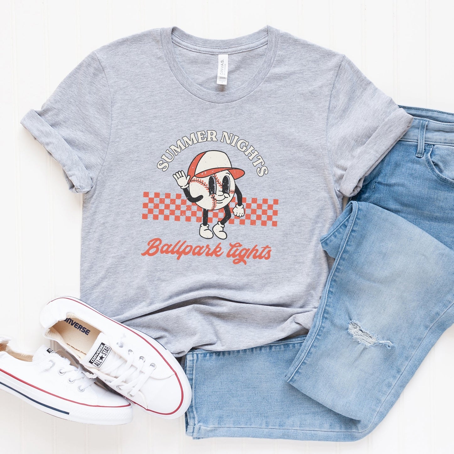 Retro Summer Nights | Short Sleeve Crew Neck