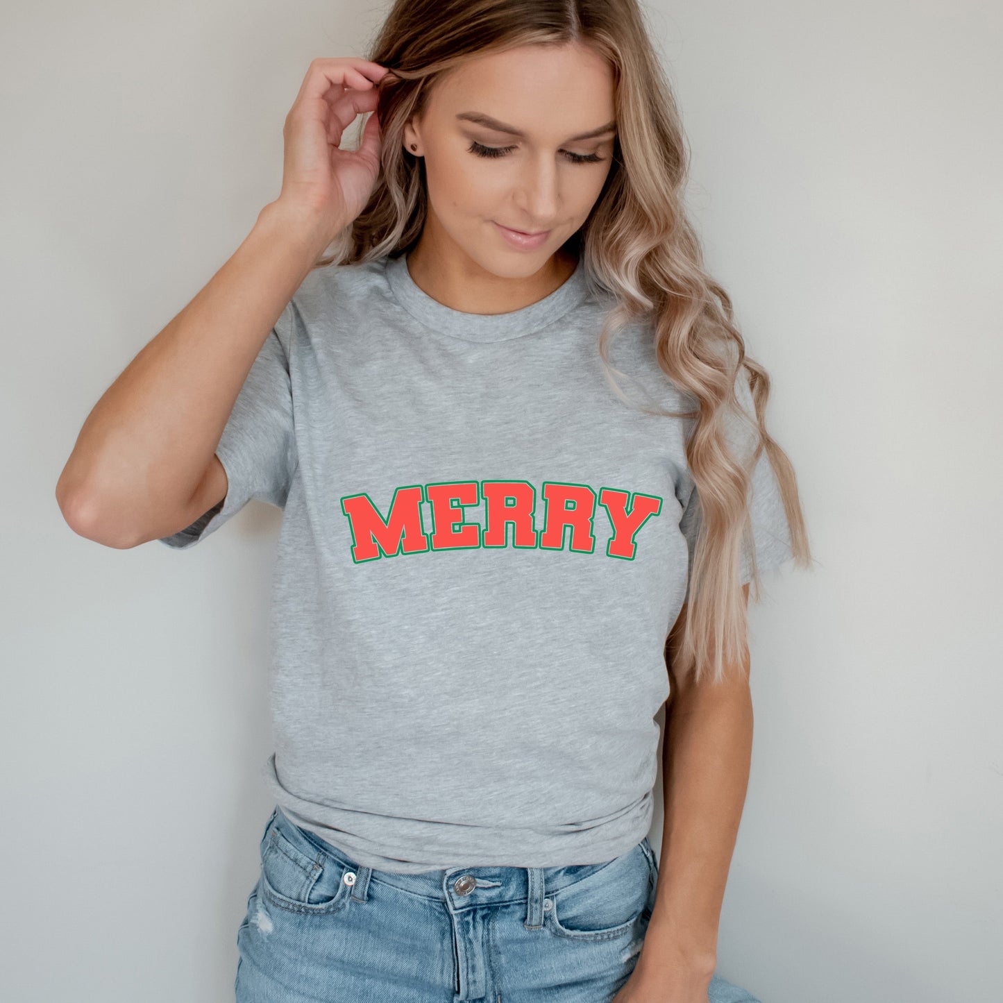 Merry Varsity | Short Sleeve Crew Neck