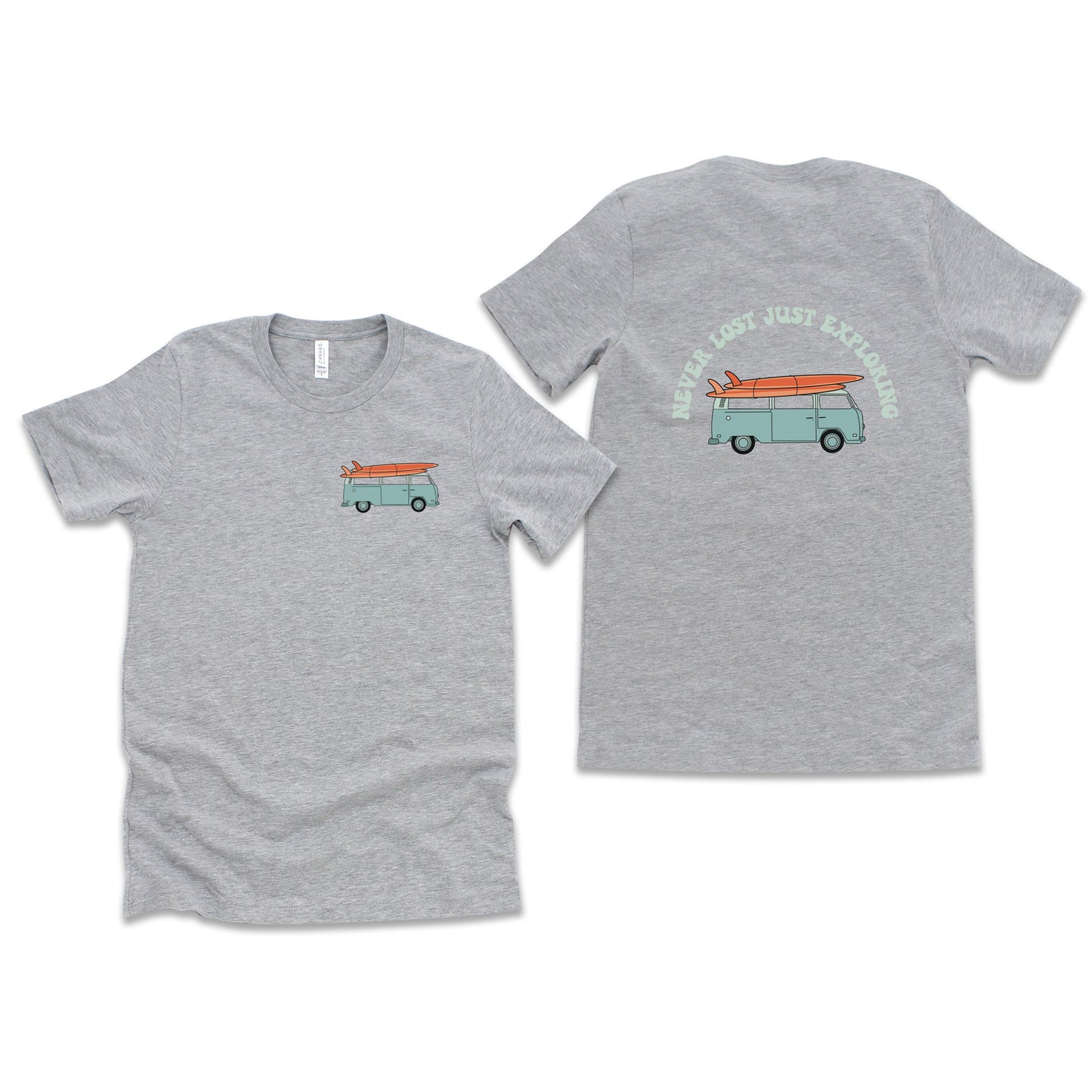 Never Lost Light Blue | Short Sleeve Crew Neck