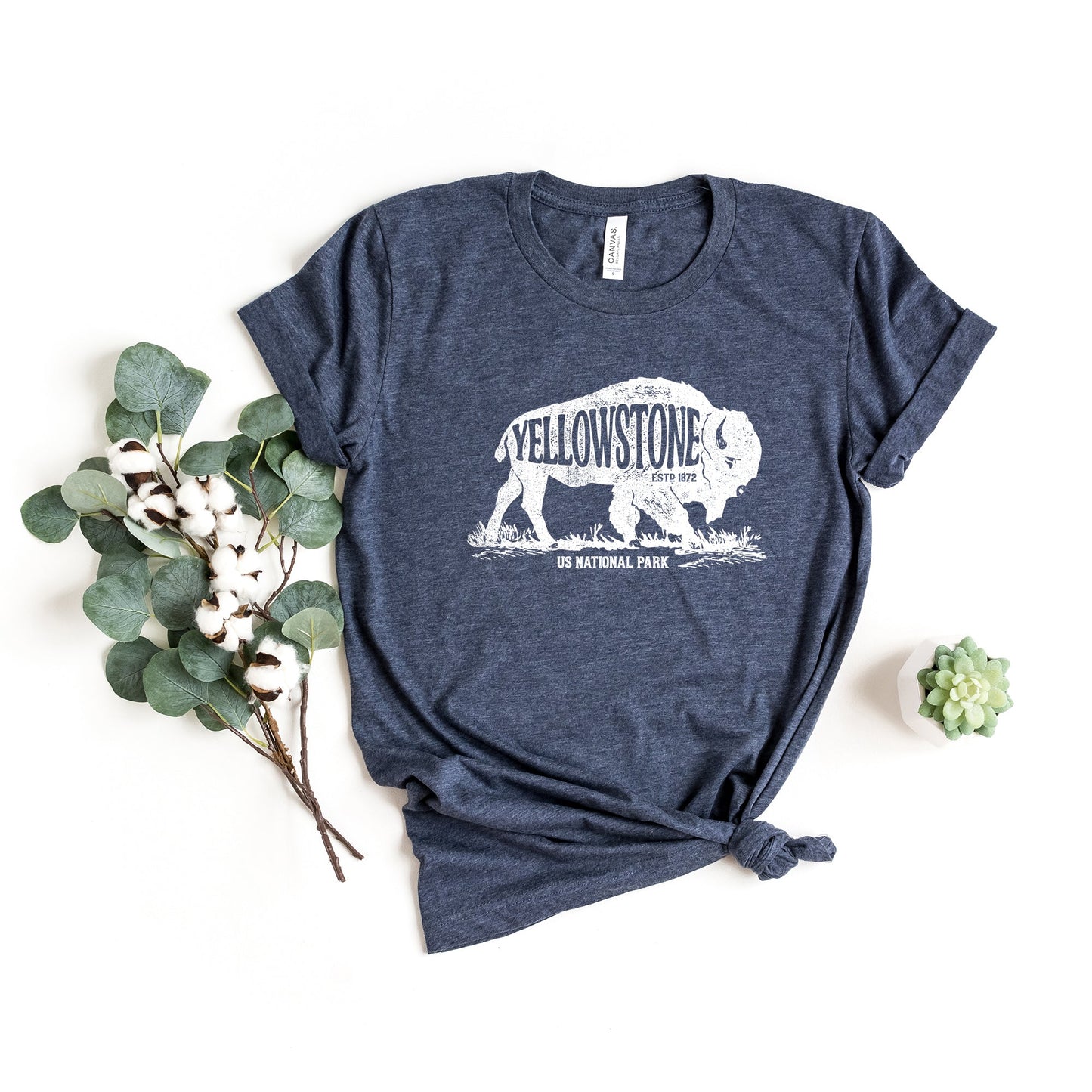Yellowstone Bison| Short Sleeve Crew Neck