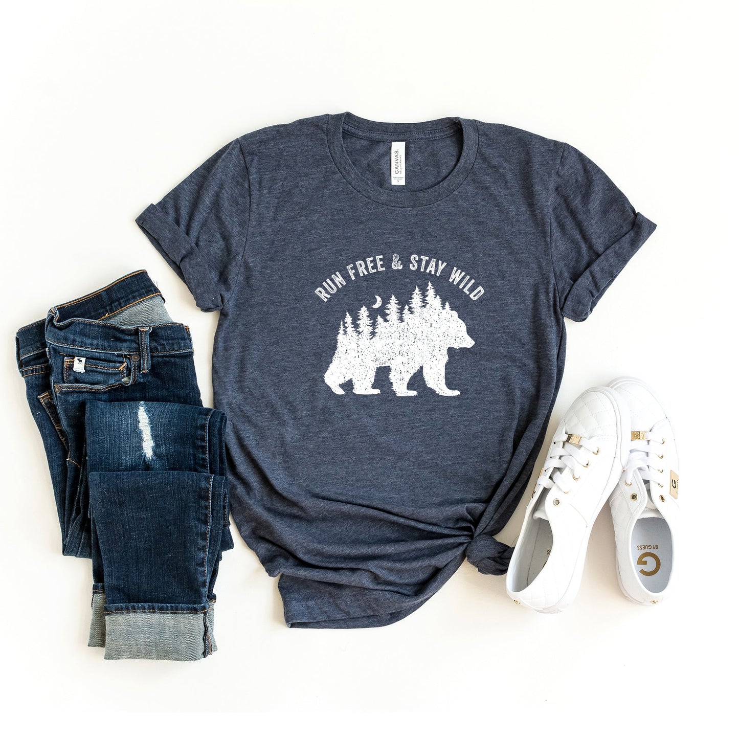 Run Free and Stay Wild | Short Sleeve Crew Neck