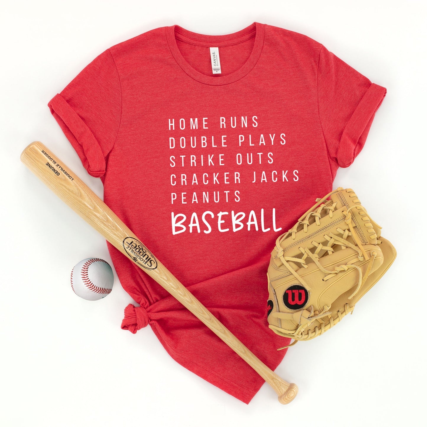 Baseball Words | Short Sleeve Crew Neck