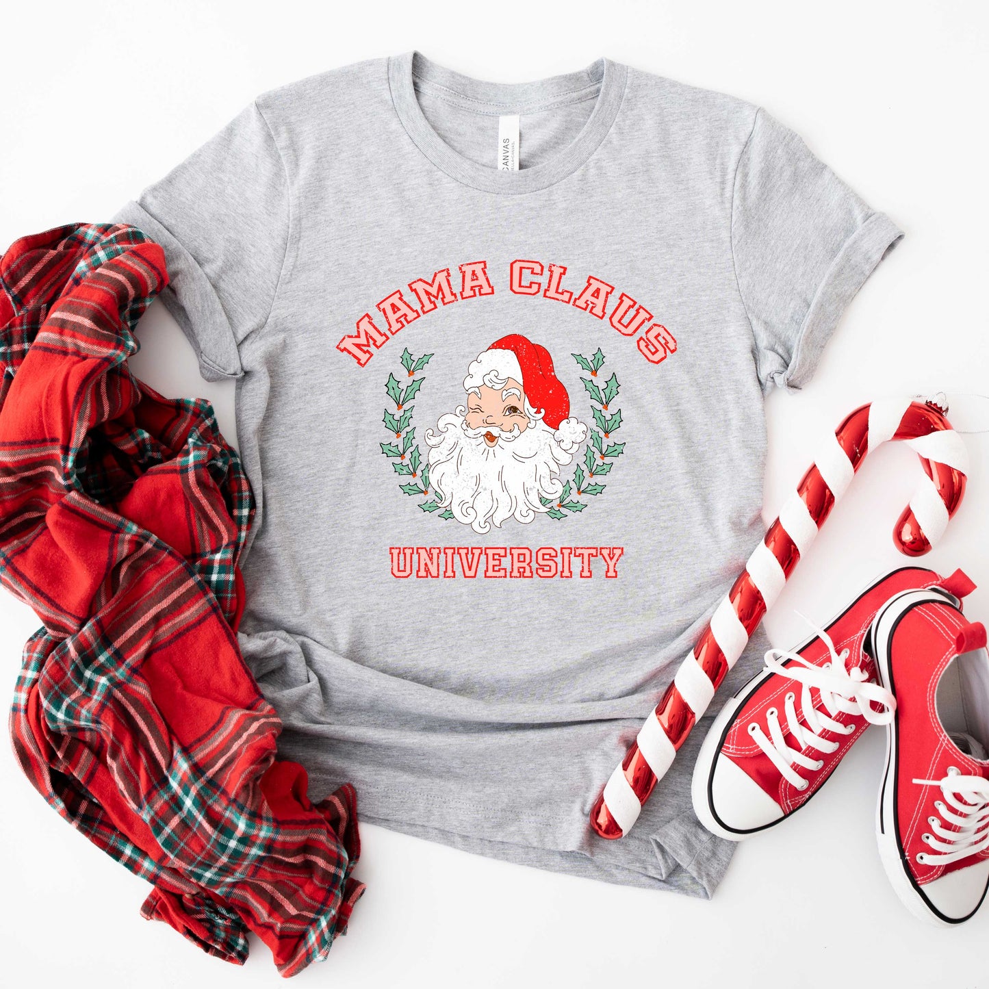 Mama Claus University | Short Sleeve Crew Neck