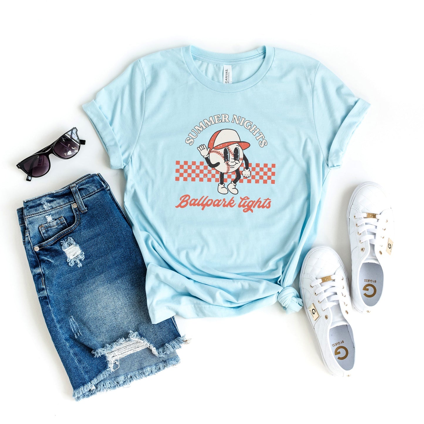 Retro Summer Nights | Short Sleeve Crew Neck