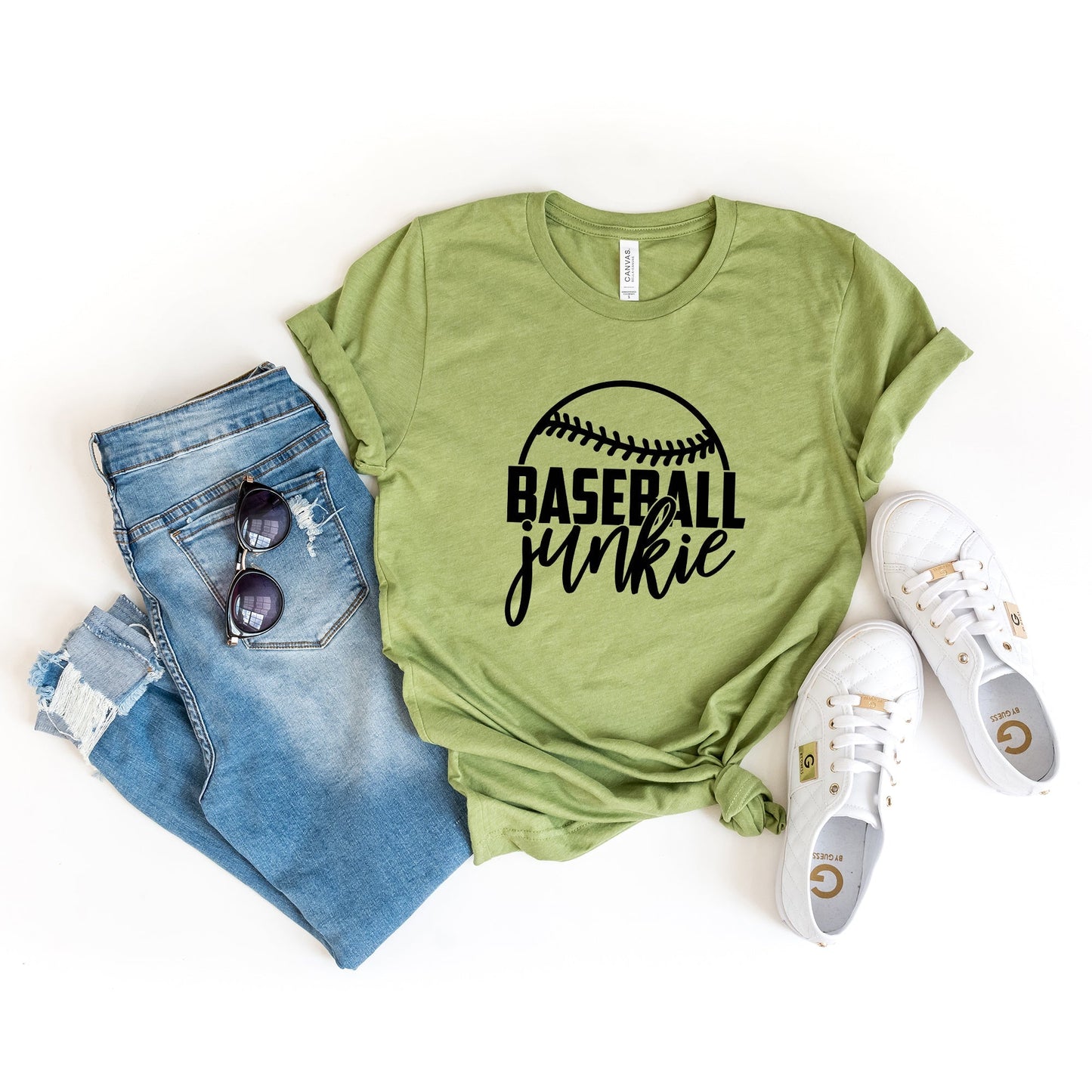 Baseball Junkie | Short Sleeve Crew Neck