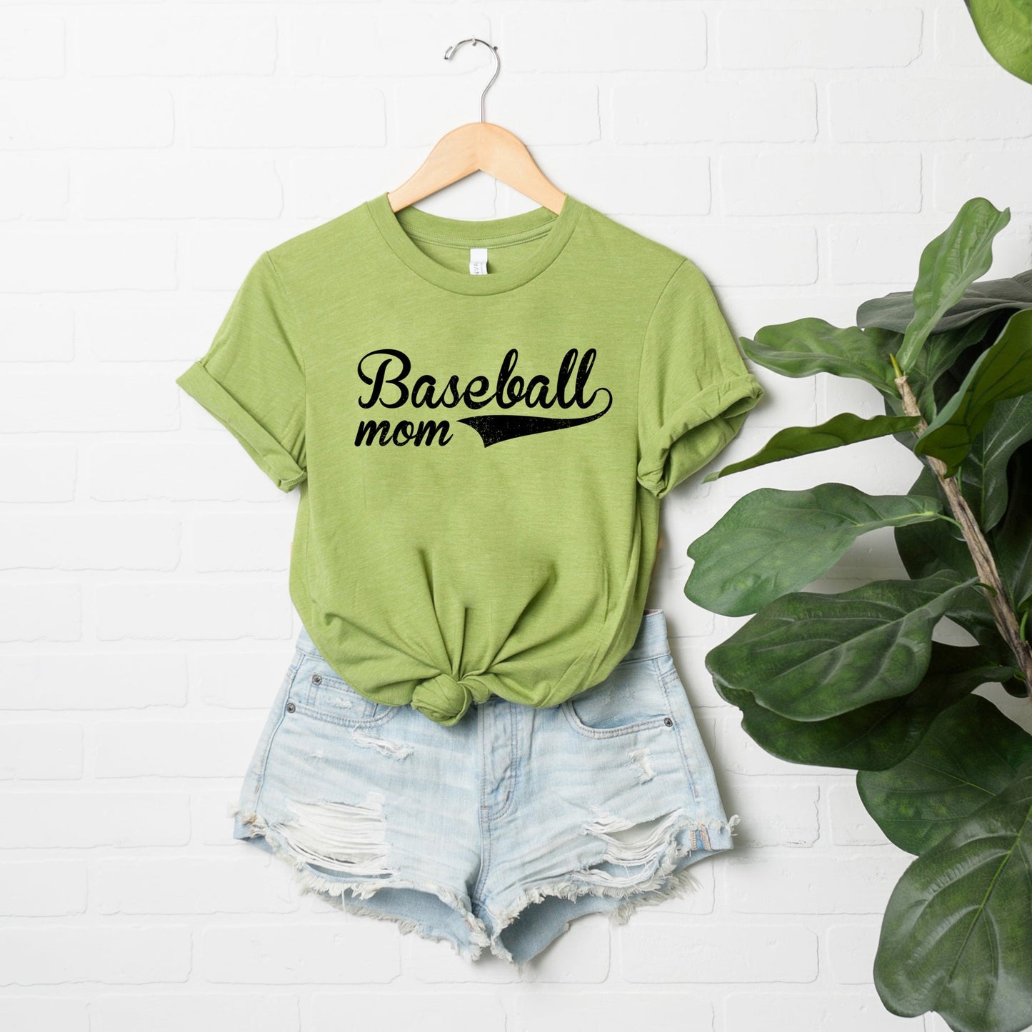 Baseball Mom | Short Sleeve Crew Neck