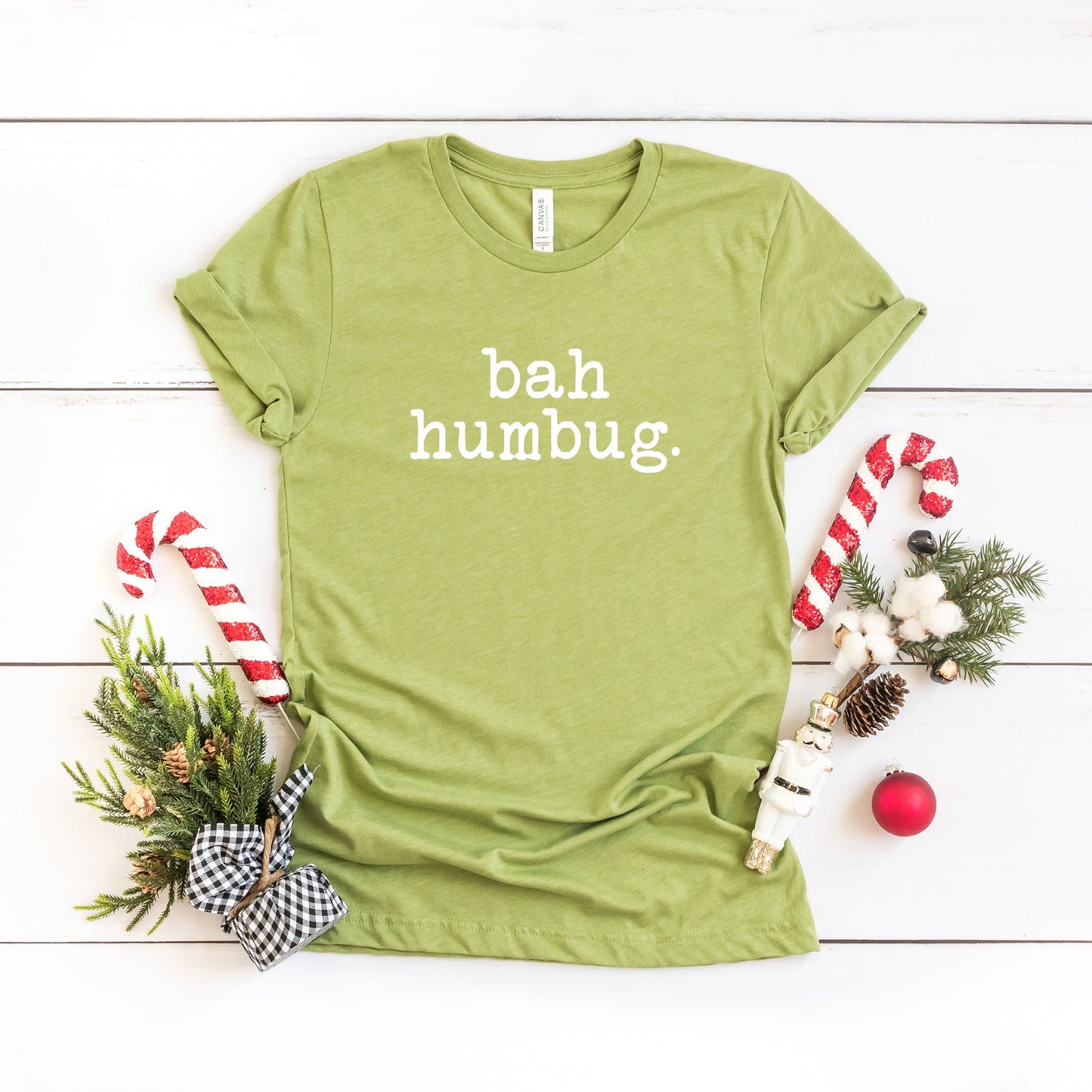 Bah Humbug - Typewriter | Short Sleeve Crew Neck