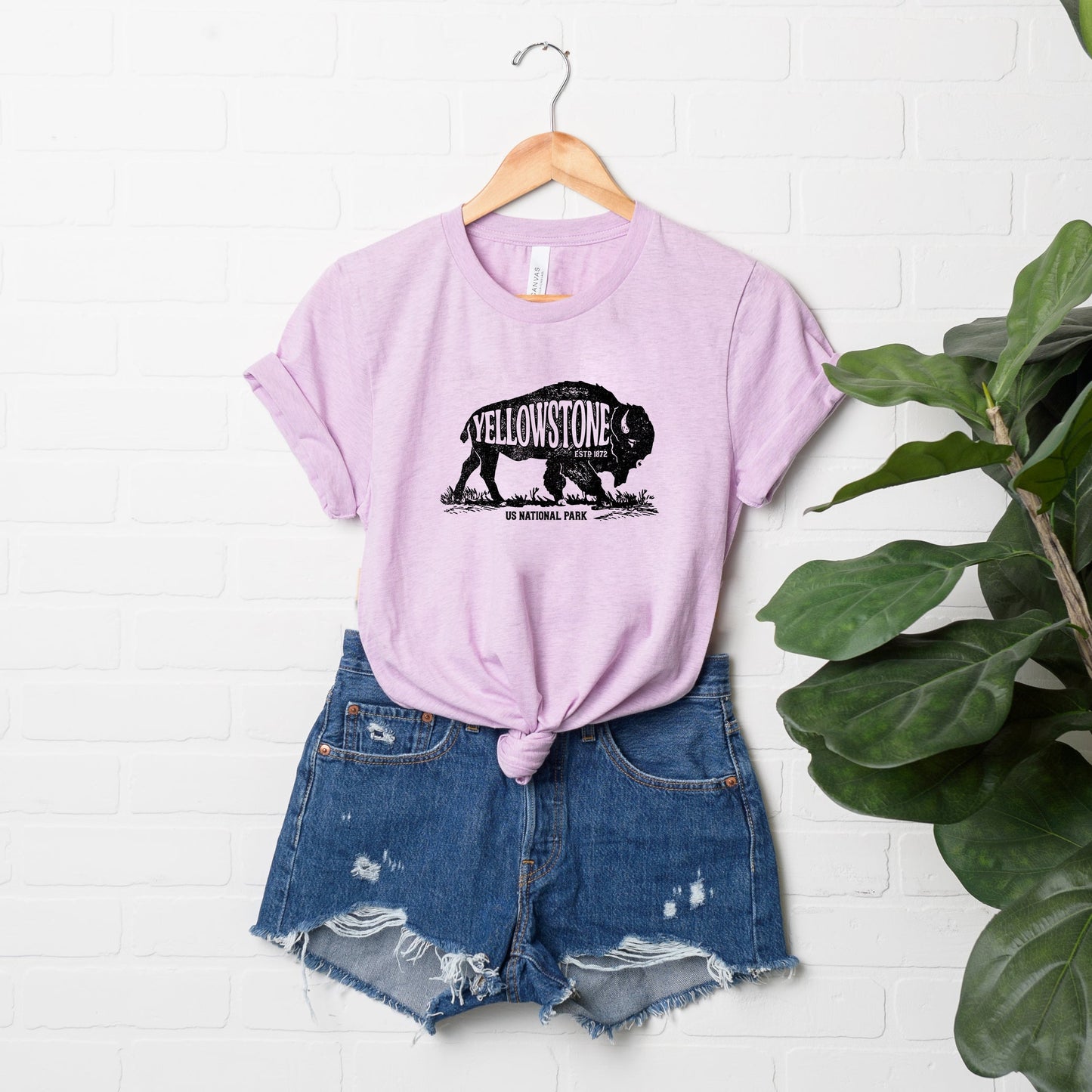 Yellowstone Bison| Short Sleeve Crew Neck