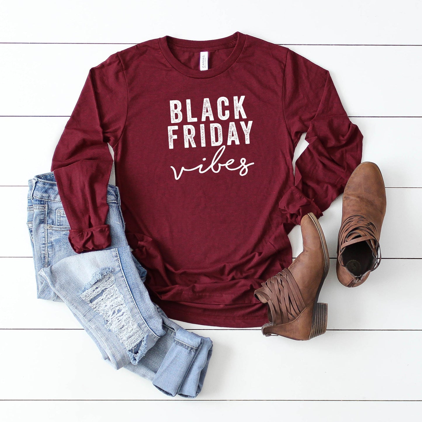 Black Friday Vibes | Long Sleeve Crew Neck