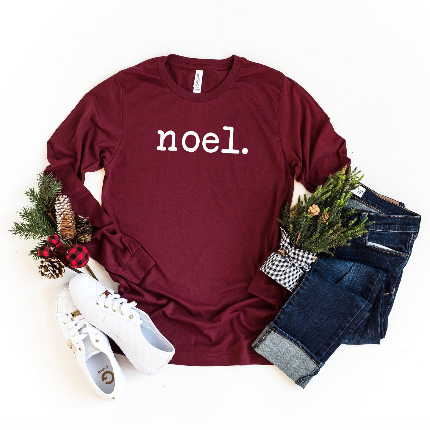 Noel - Typewriter | Long Sleeve Crew Neck