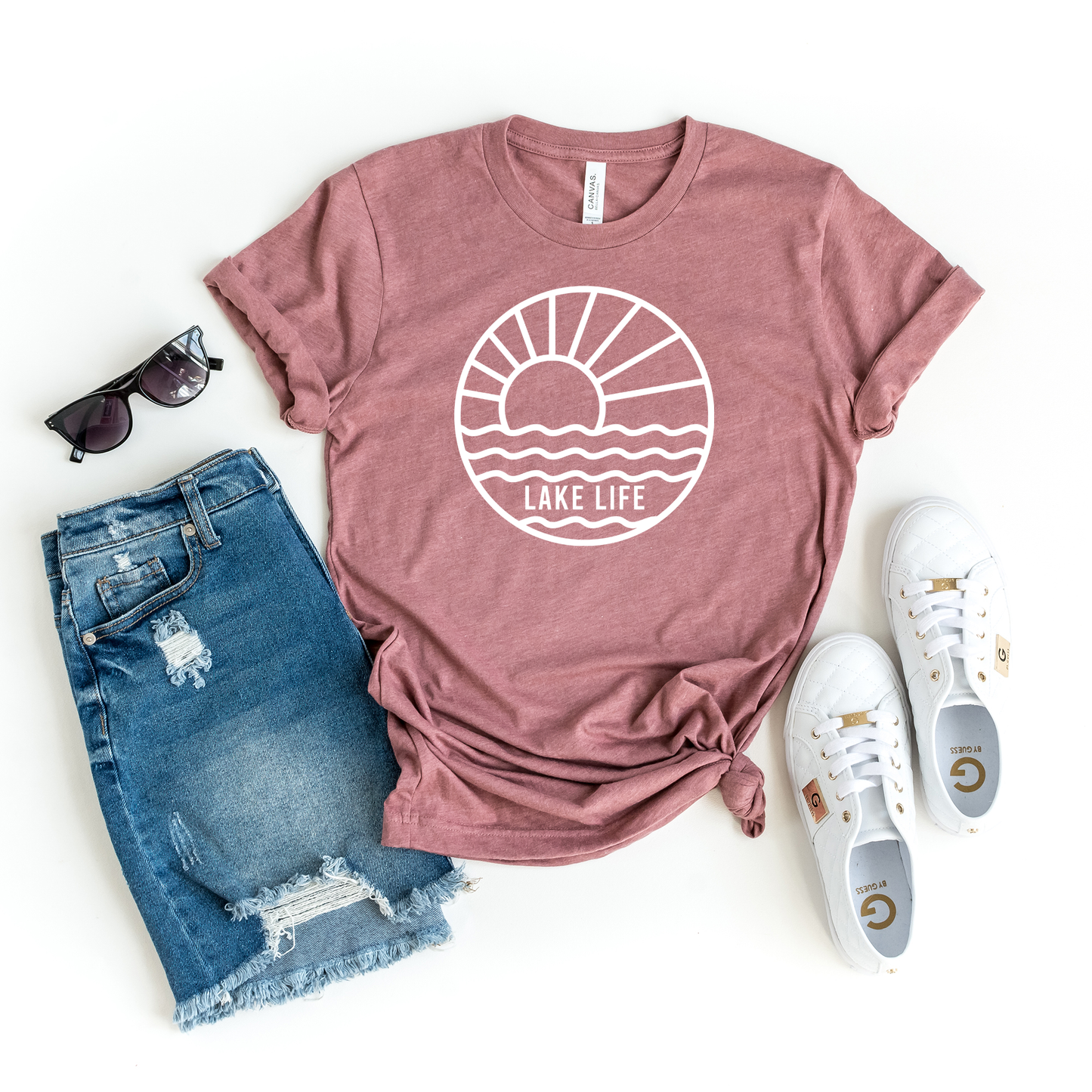 Lake Life Circle | Short Sleeve Crew Neck