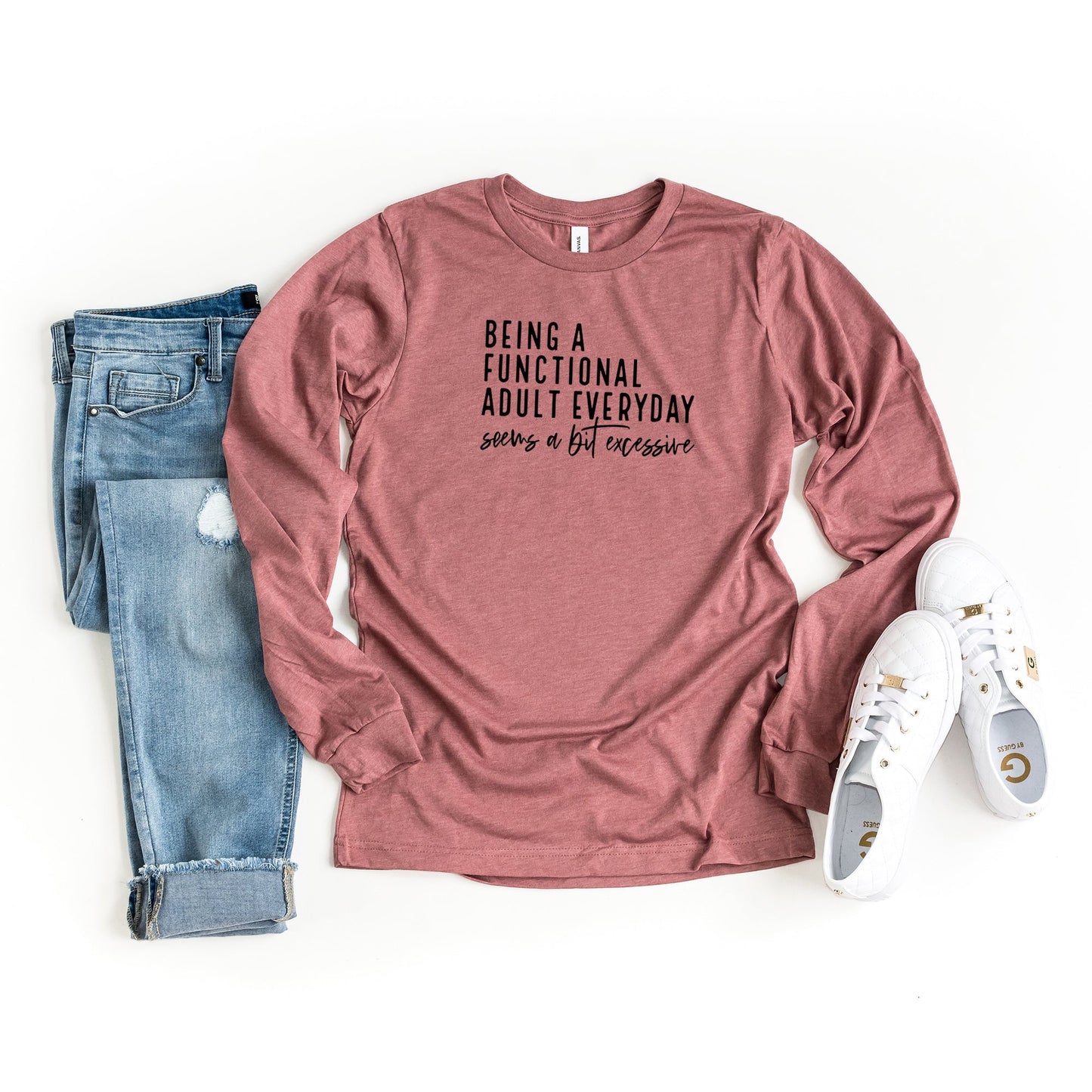 Functional Adult | Long Sleeve Crew Neck