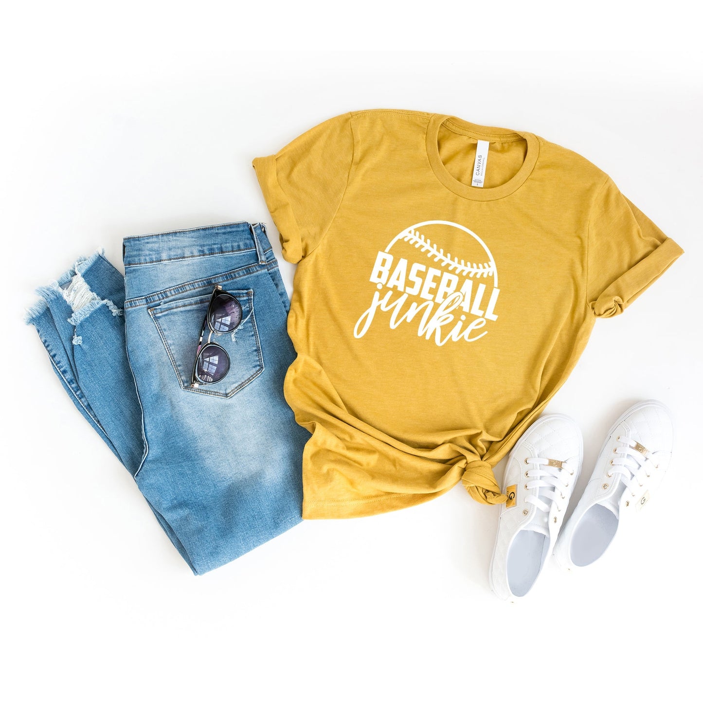 Baseball Junkie | Short Sleeve Crew Neck