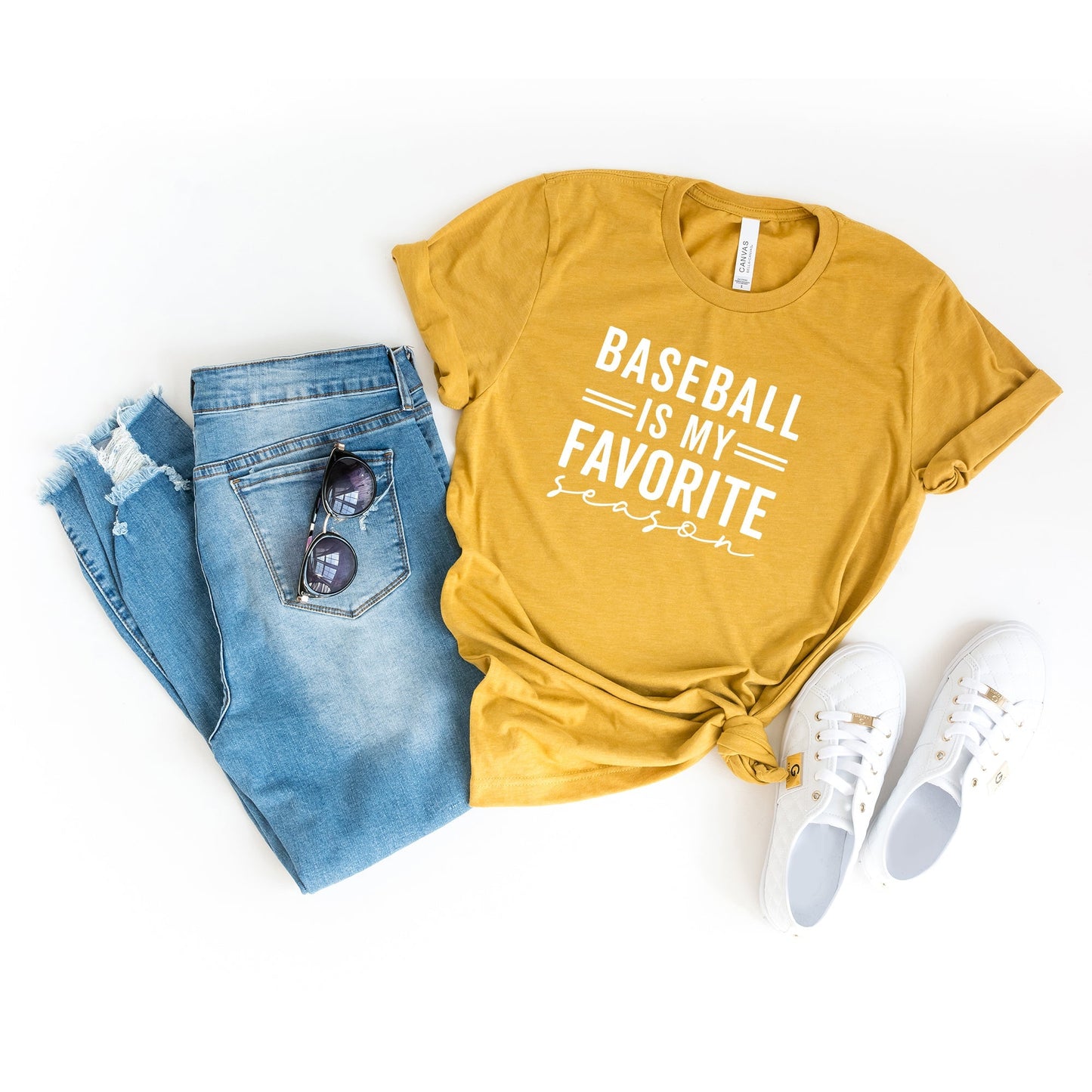 Baseball is My Favorite Season | Short Sleeve Crew Neck