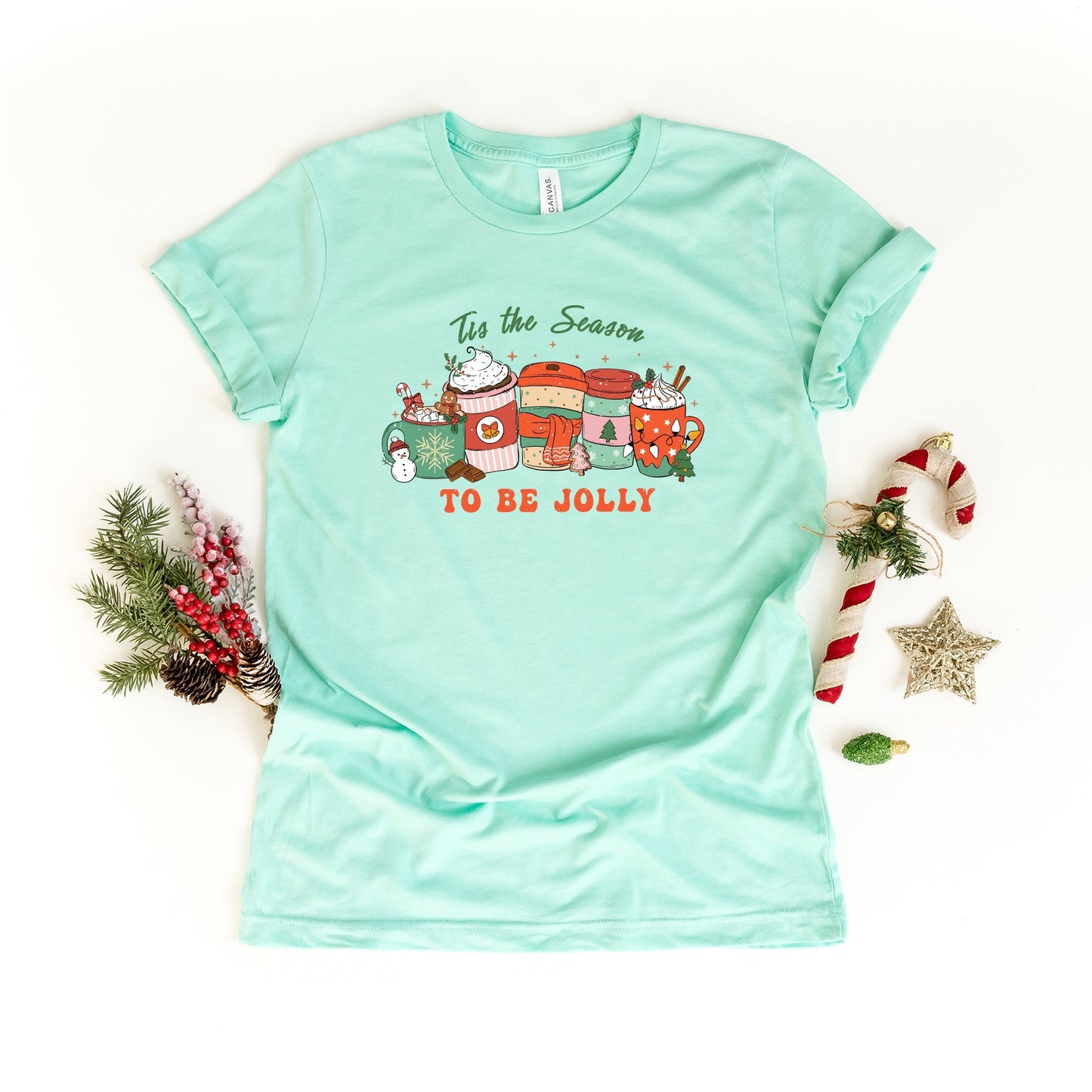 Jolly Season Mugs | Short Sleeve Crew Neck
