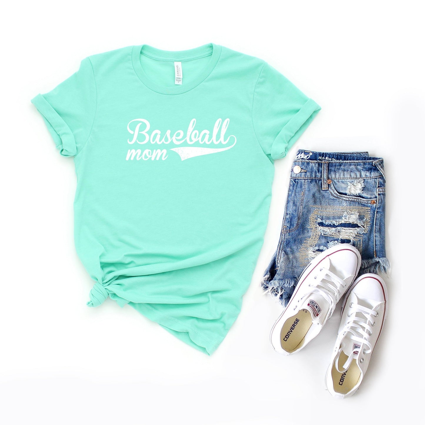Baseball Mom | Short Sleeve Crew Neck