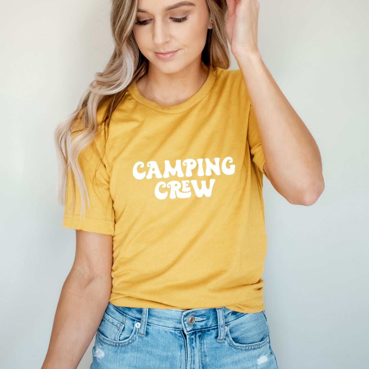 Camping Crew Retro | Short Sleeve Crew Neck