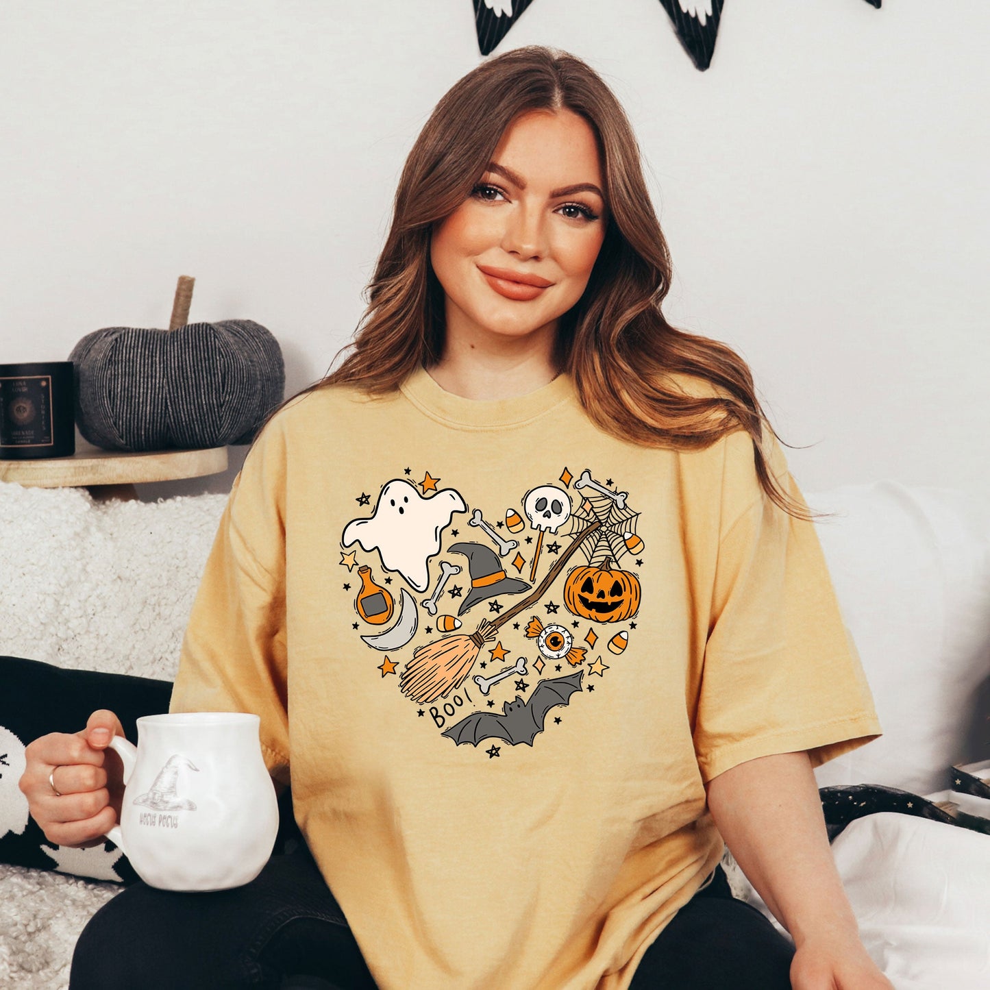 Halloween Heart | Garment Dyed Tee