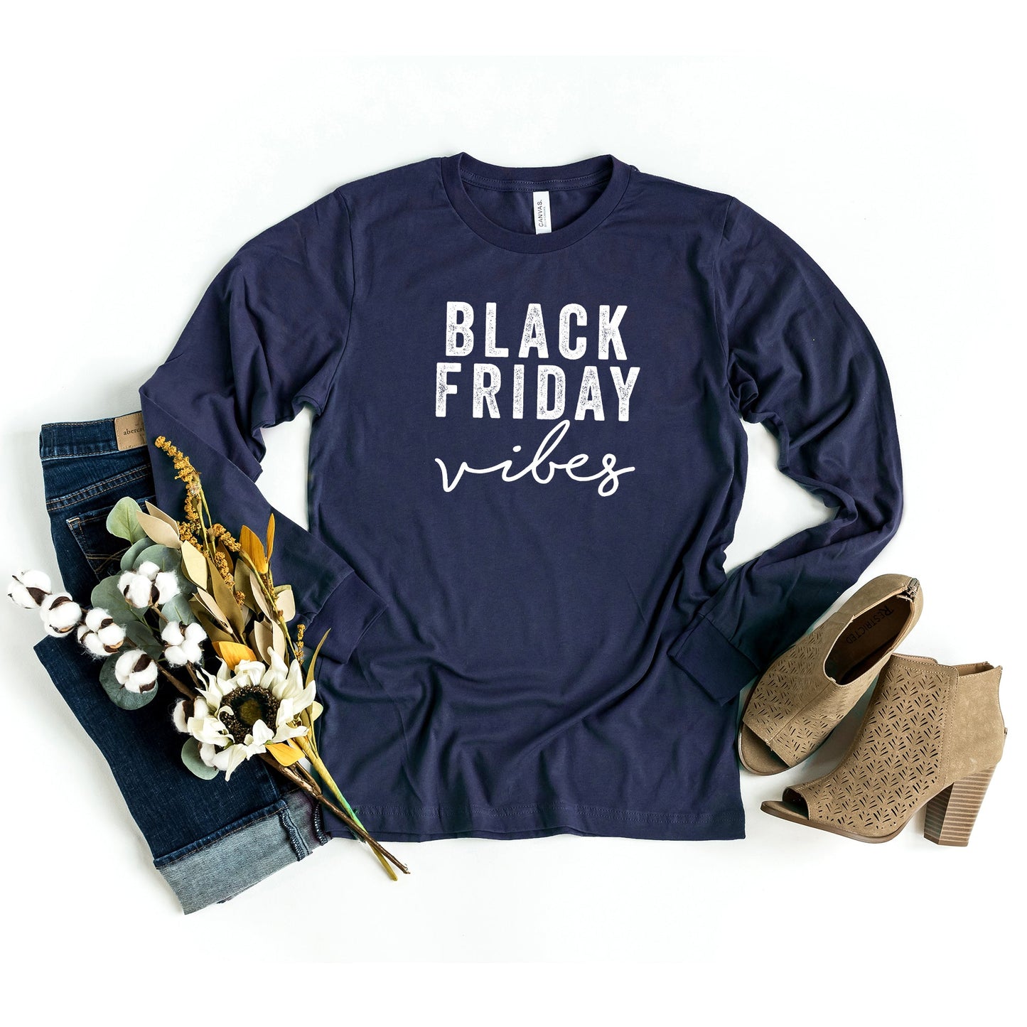 Black Friday Vibes | Long Sleeve Crew Neck