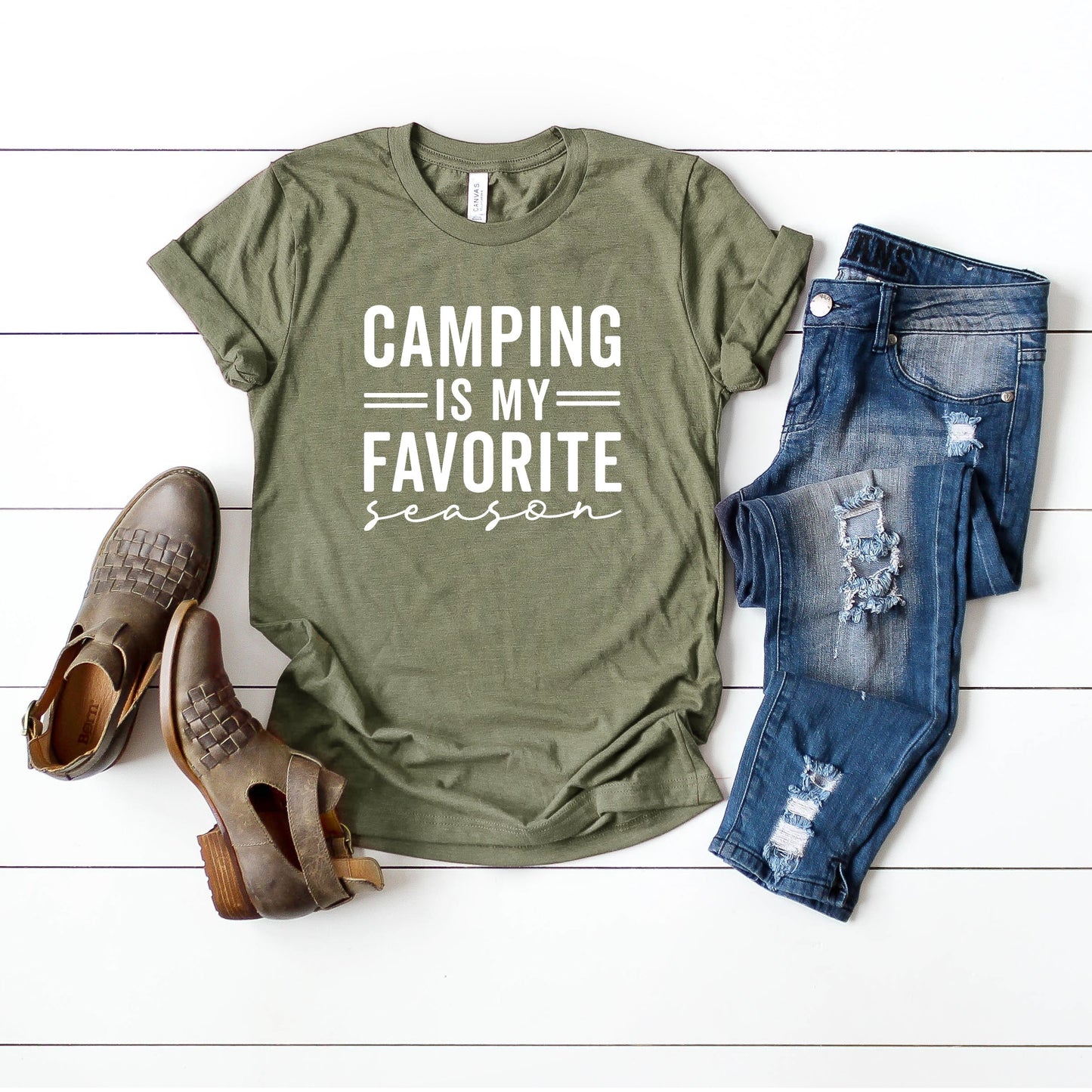 Camping is my Favorite Season | Short Sleeve Crew Neck