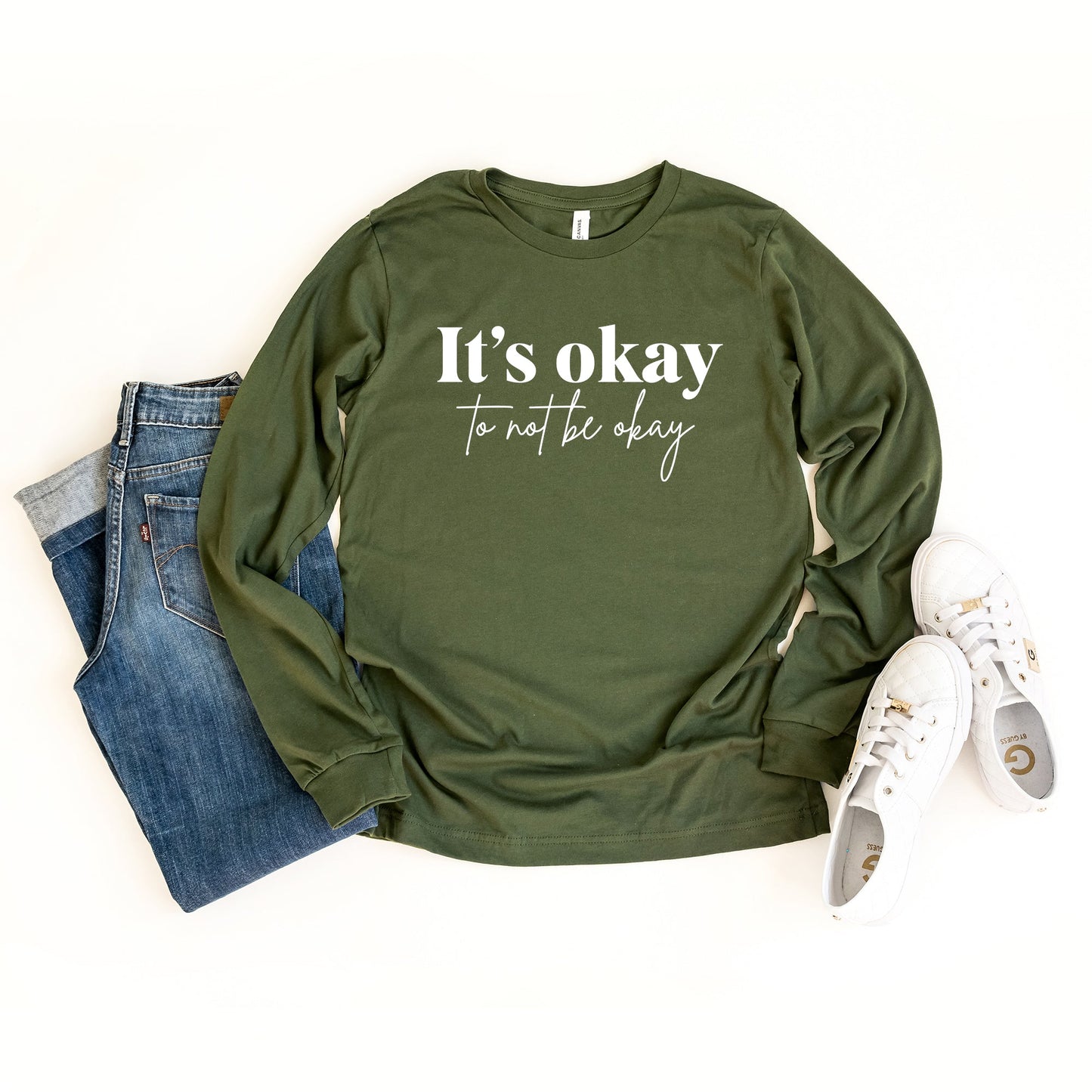 It's Okay to not be Okay | Long Sleeve Crew Neck