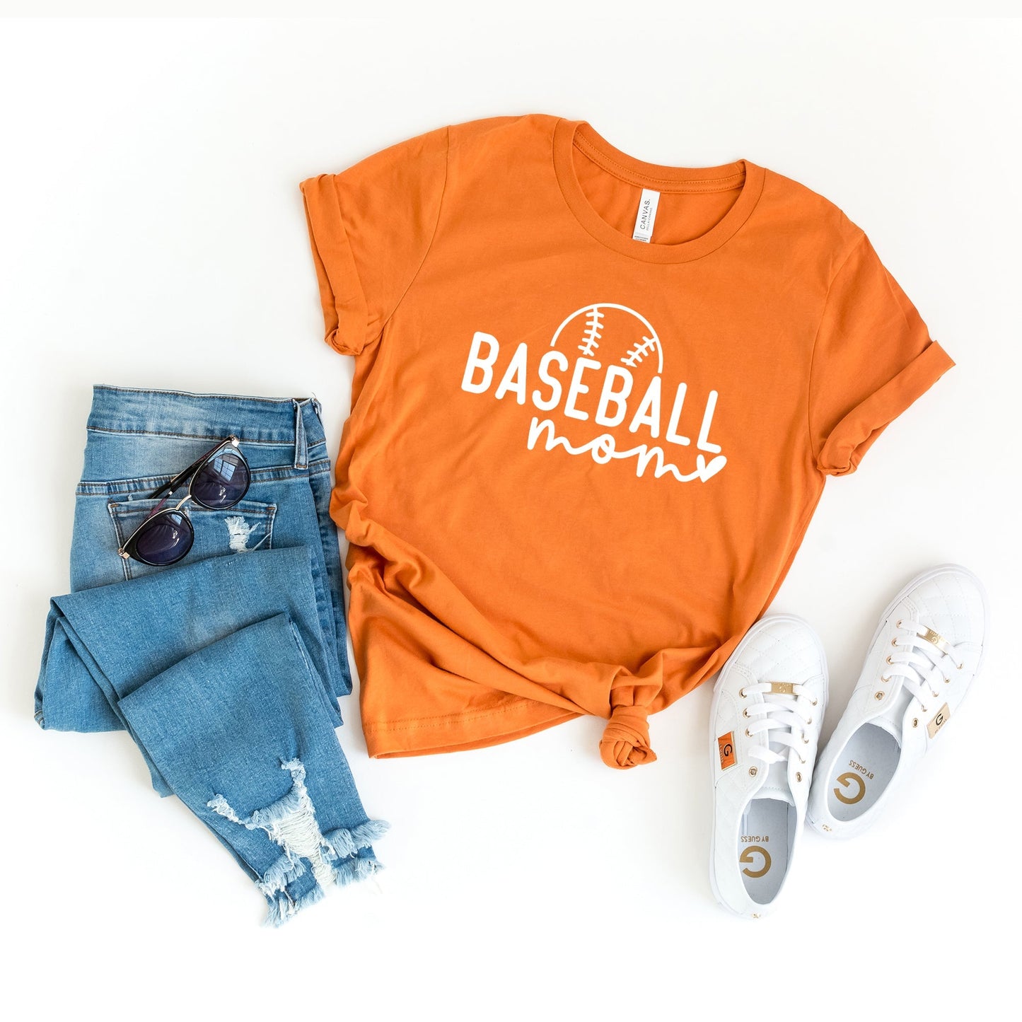 Baseball Mom Ball | Short Sleeve Crew Neck