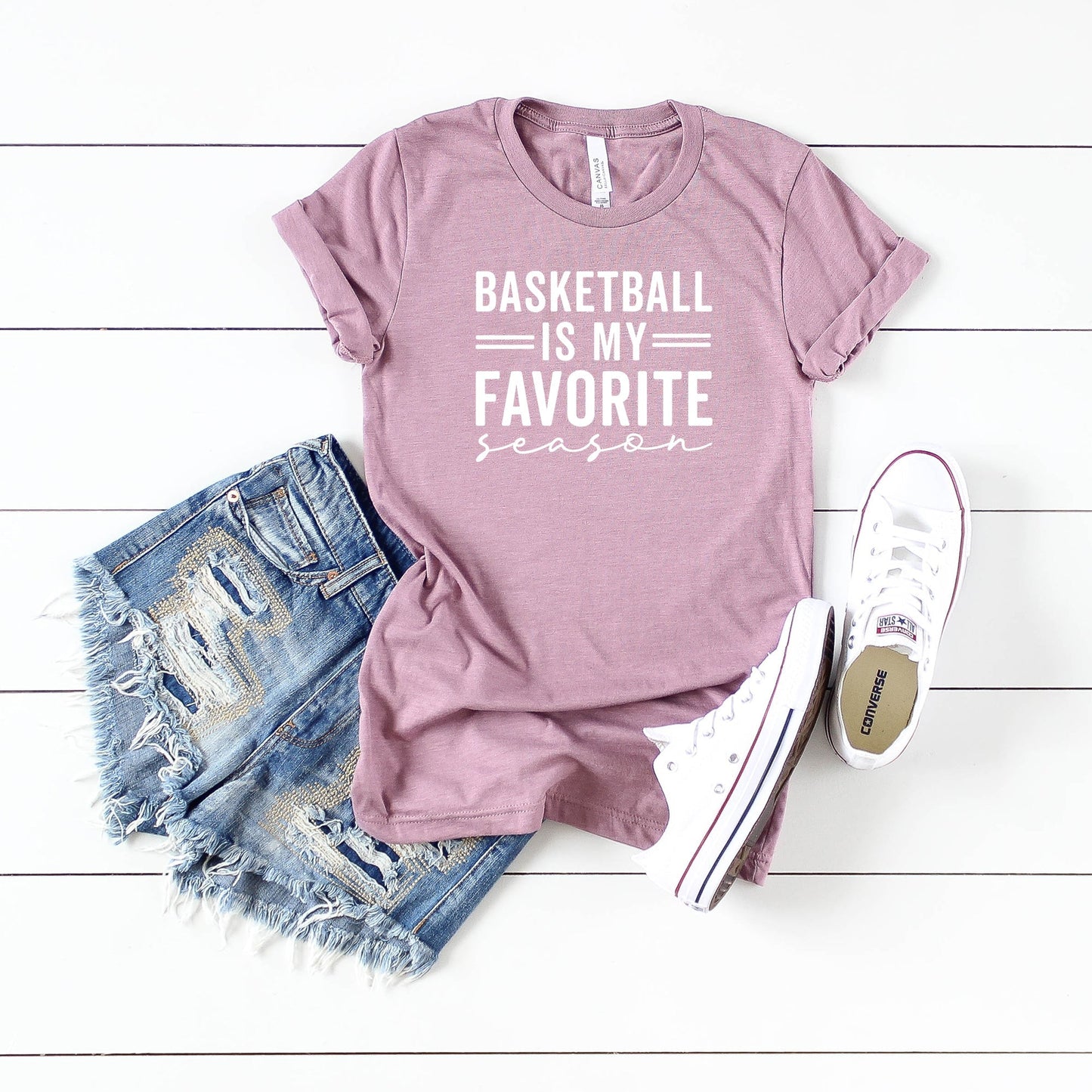 Basketball is my Favorite Season | Short Sleeve Crew Neck