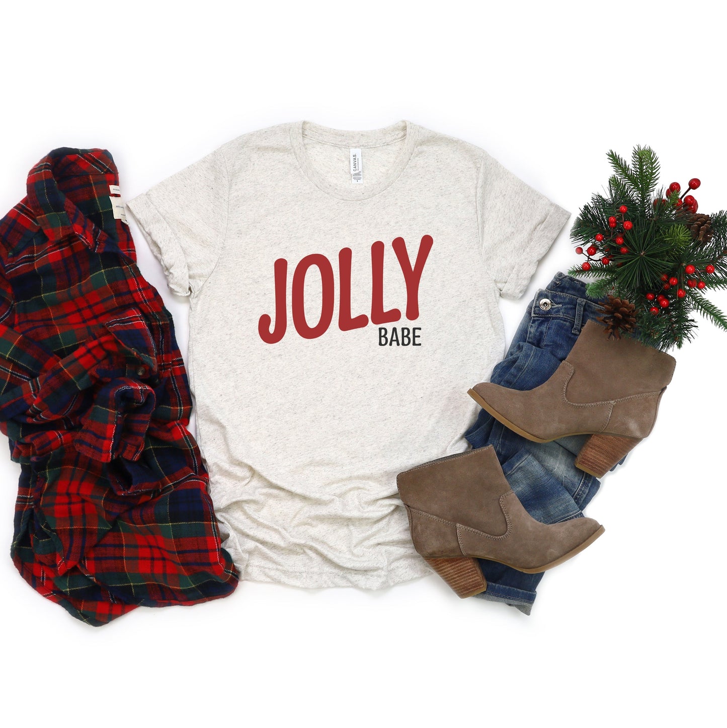 Jolly Babe | Short Sleeve Crew Neck