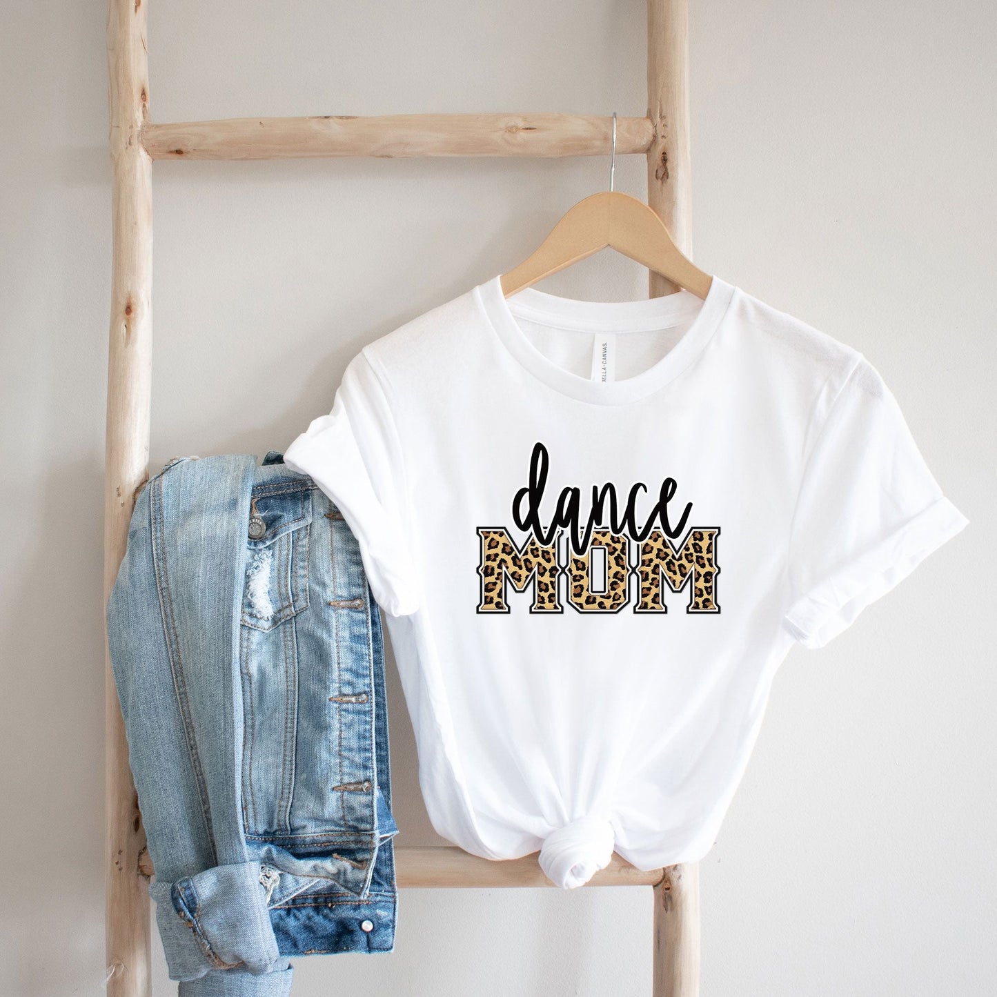 Leopard Dance Mom | Short Sleeve Crew Neck