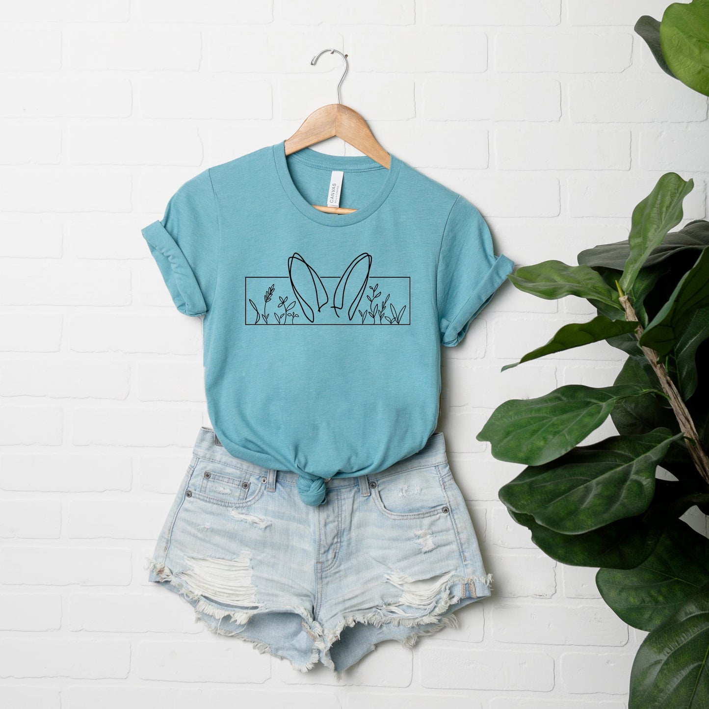 Bunny Ears | Short Sleeve Crew Neck