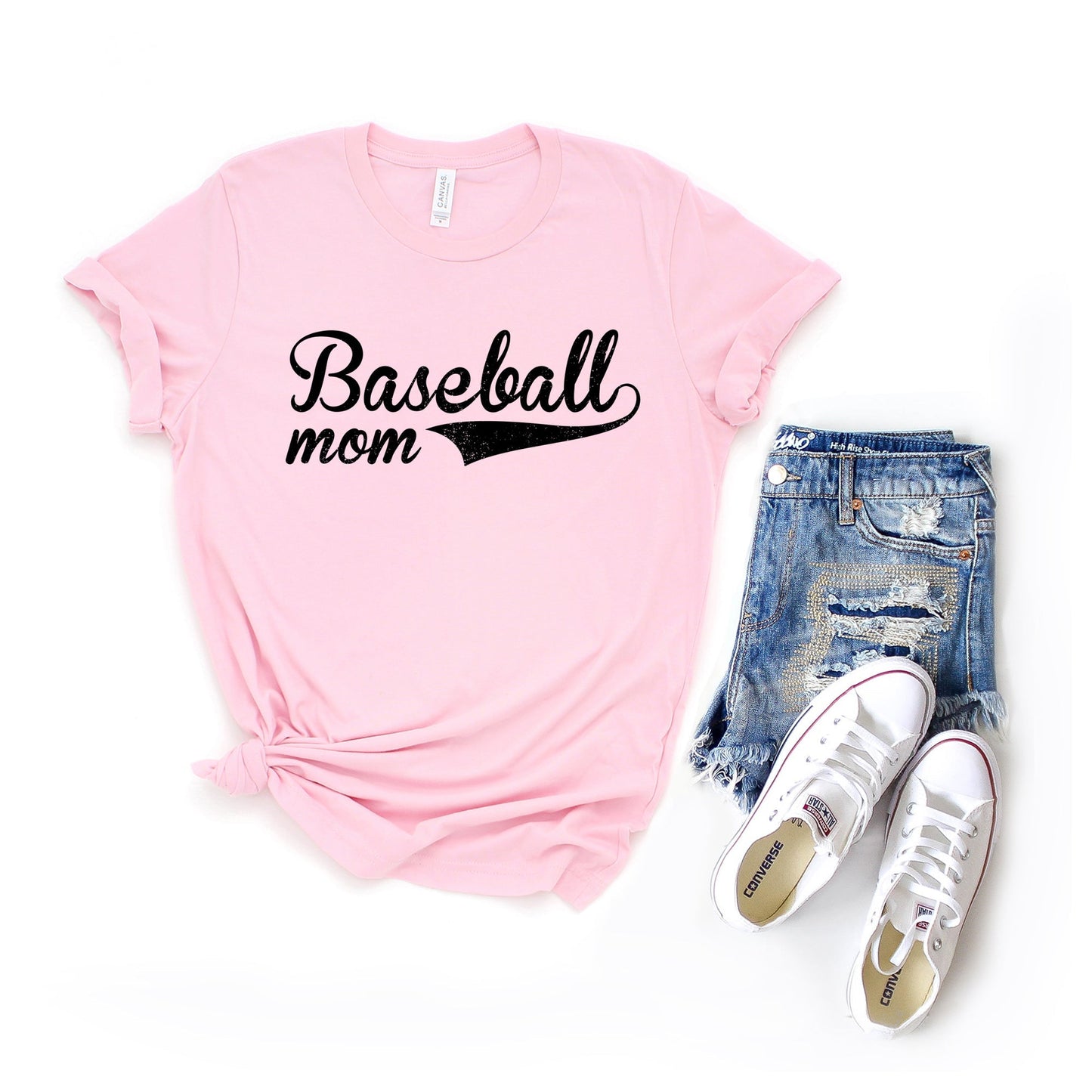Baseball Mom | Short Sleeve Crew Neck